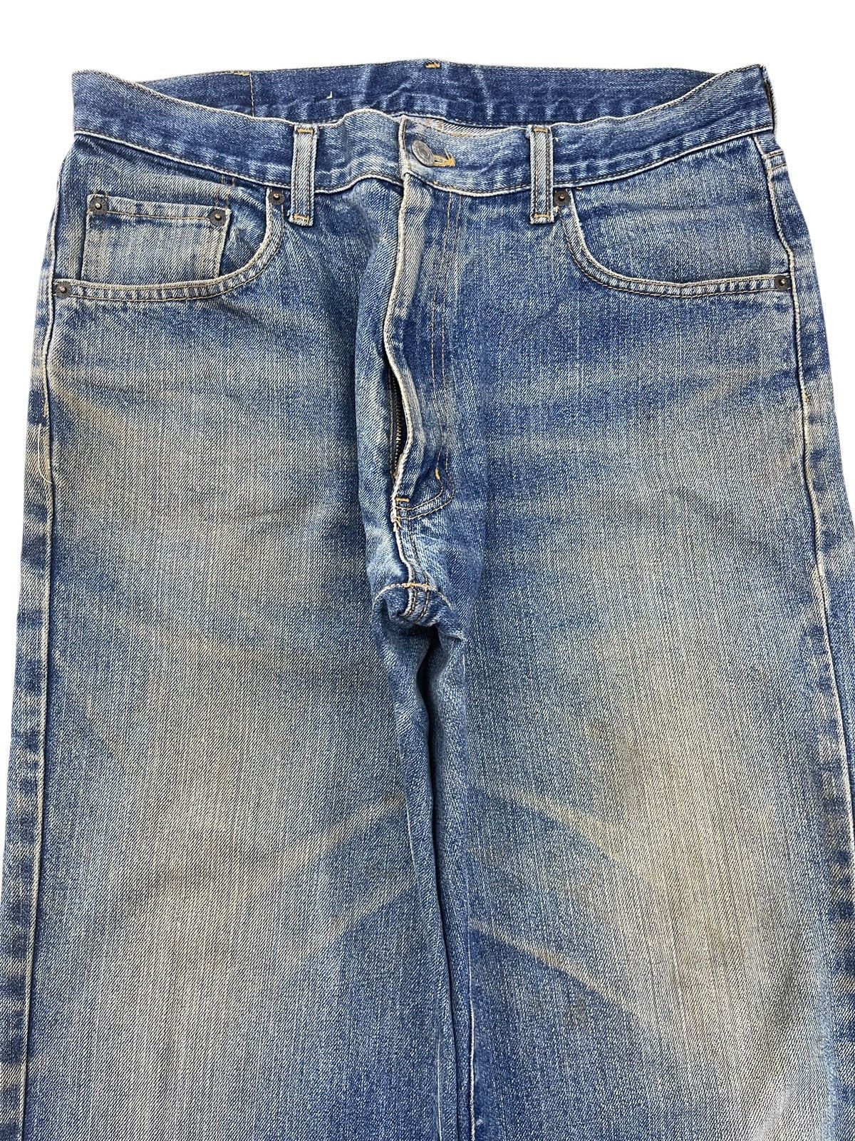 Japanese Brand Japanese Brand Mud Wash Whiskered Style Baggy Jeans Size US 32 / EU 48 - 2 Thumbnail