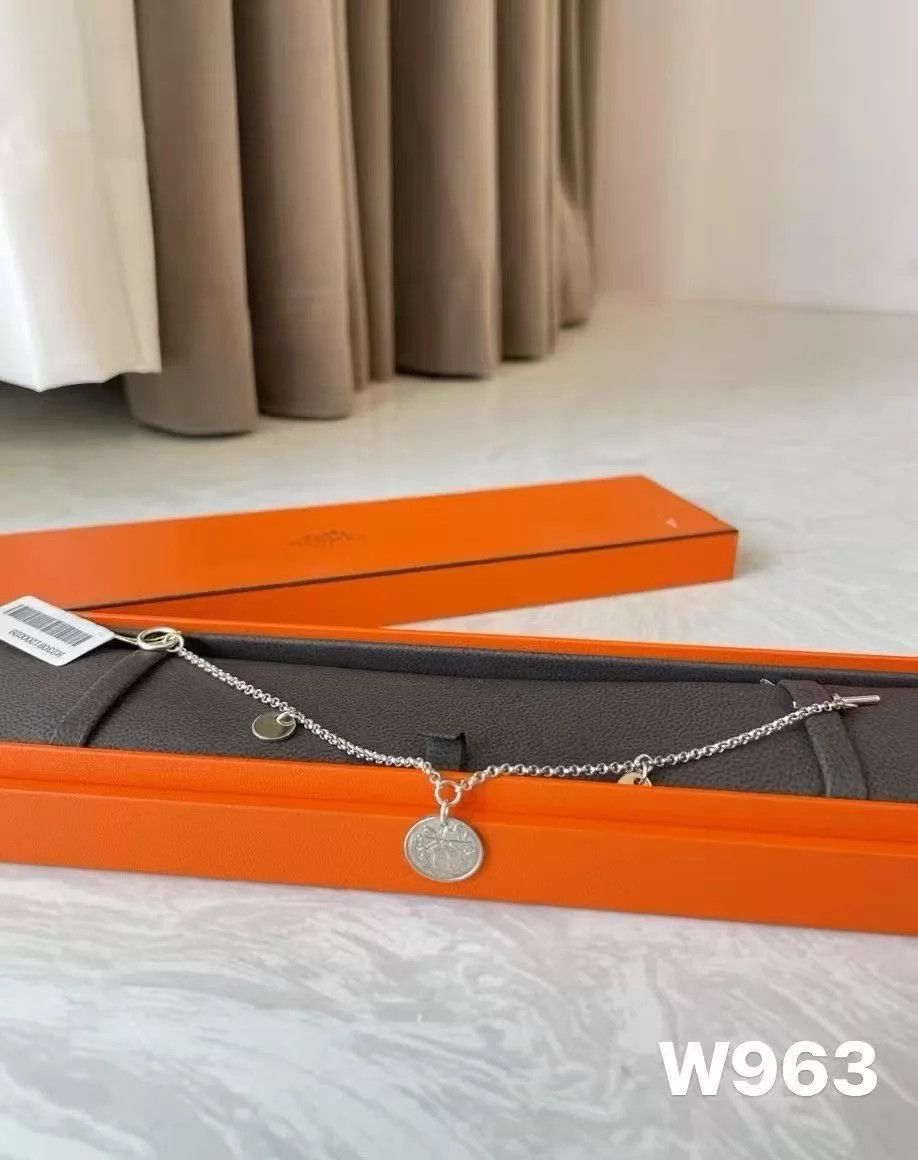 Hermes HERMÈS Book Stamp Bracelet SS & RG Mint With Box Size ONE SIZE - 3 Thumbnail