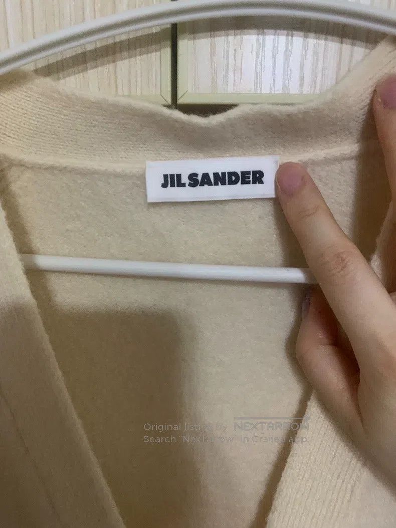 Jil Sander Jil Sander size 36 Beige wool cardigan Size US M / EU 48-50 / 2 - 2 Thumbnail