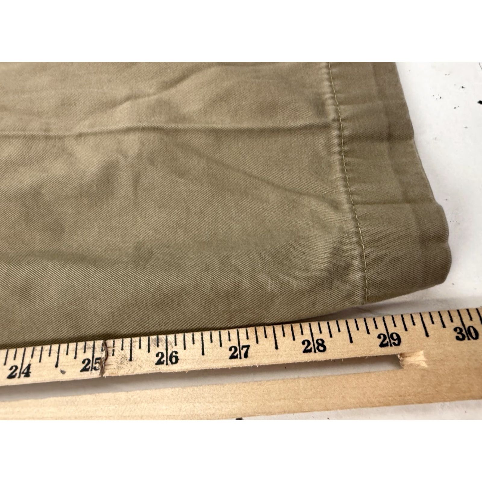 Banana Republic Banana Republic Emerson Pants Mens 35x32 Beige Chino Straight Leg 100% Cotton Size US 35 - 5 Thumbnail