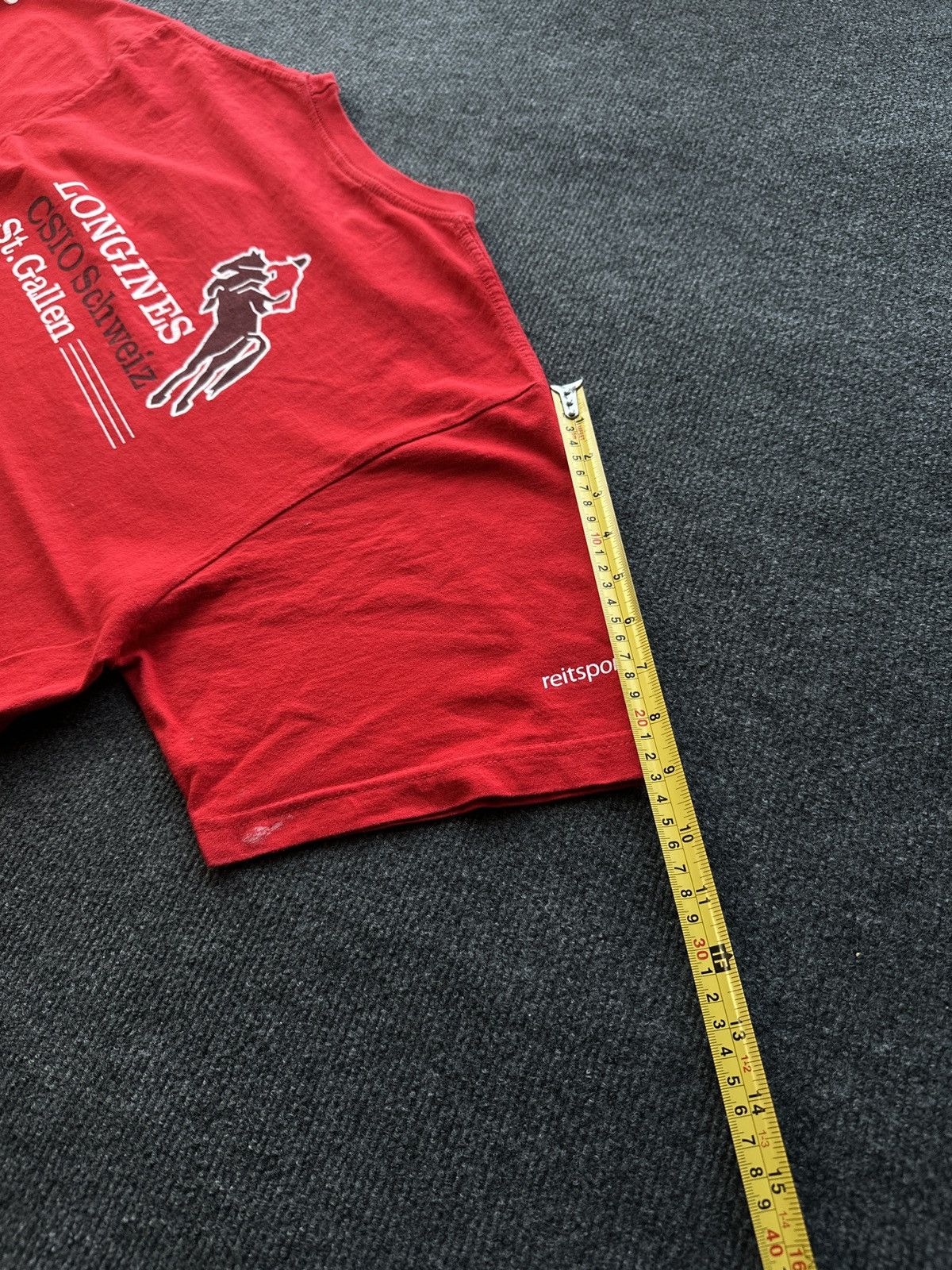 Longines LONGINES 🚨 LUXURY WATCH MEN TEE REITSPORT.CH LOGO Size US L / EU 52-54 / 3 - 22 Thumbnail