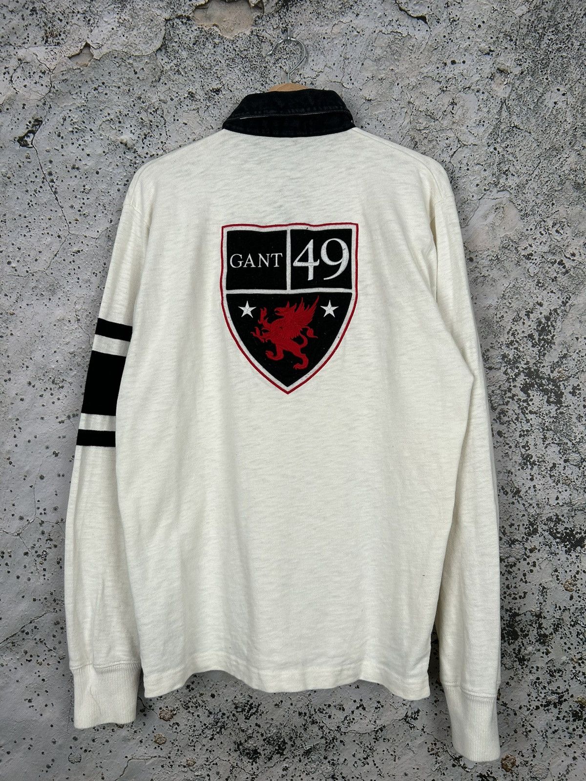 Gant Vintage Gant Rugby Polo Longsleeve 90s Rare Hype Size US M / EU 48-50 / 2 - 1 Thumbnail