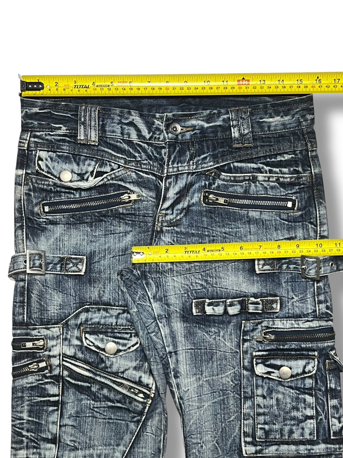 semanticdesign Vintage Semantic Design Multi-Pocket Cargo - Thunder Flared Size US 31 - 20 Thumbnail
