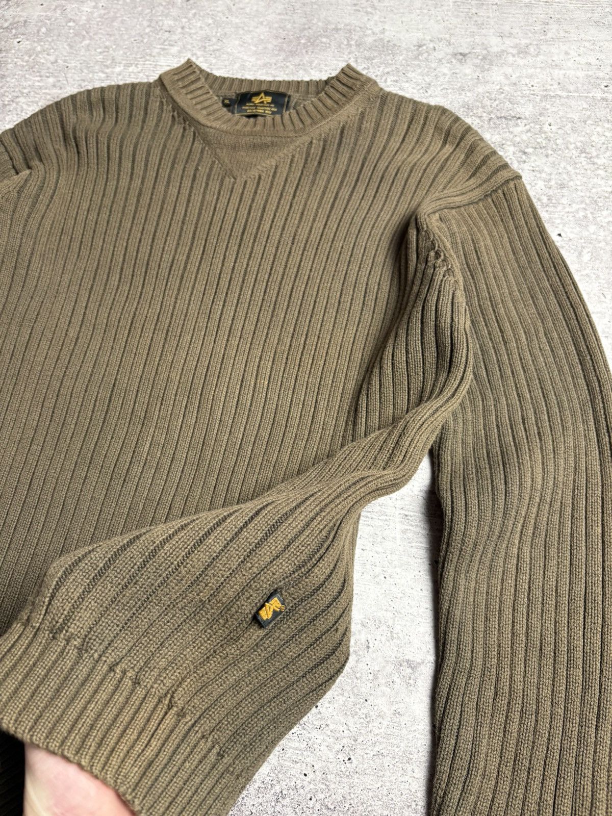 Alpha Industries Alpha Industries Vintage Avant Garde Sweater Size US XL / EU 56 / 4 - 3 Thumbnail