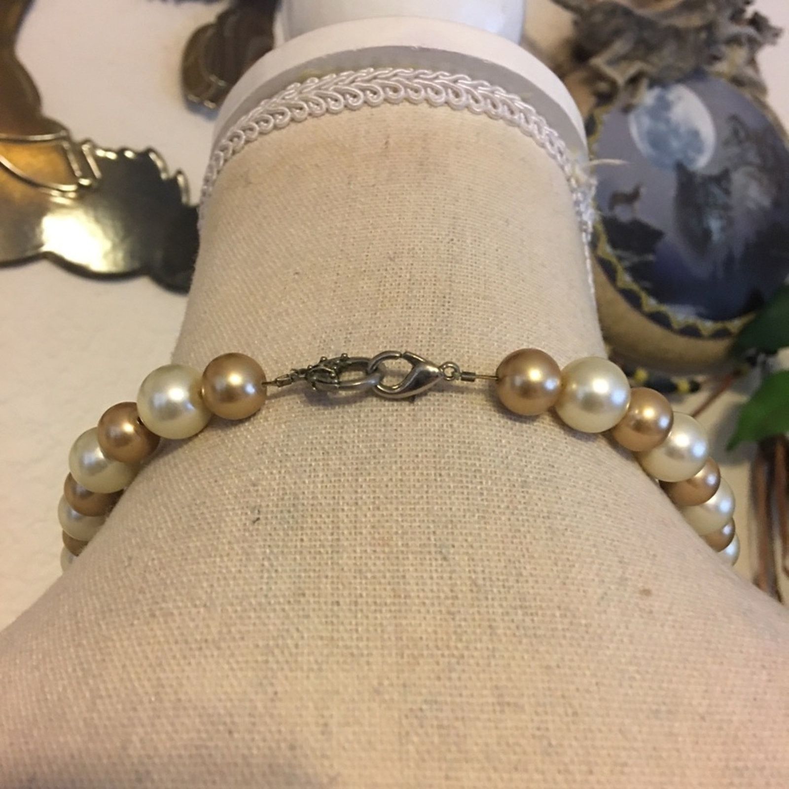 Vintage Vintage multi tone glass pearl bead necklace Size ONE SIZE - 5 Thumbnail