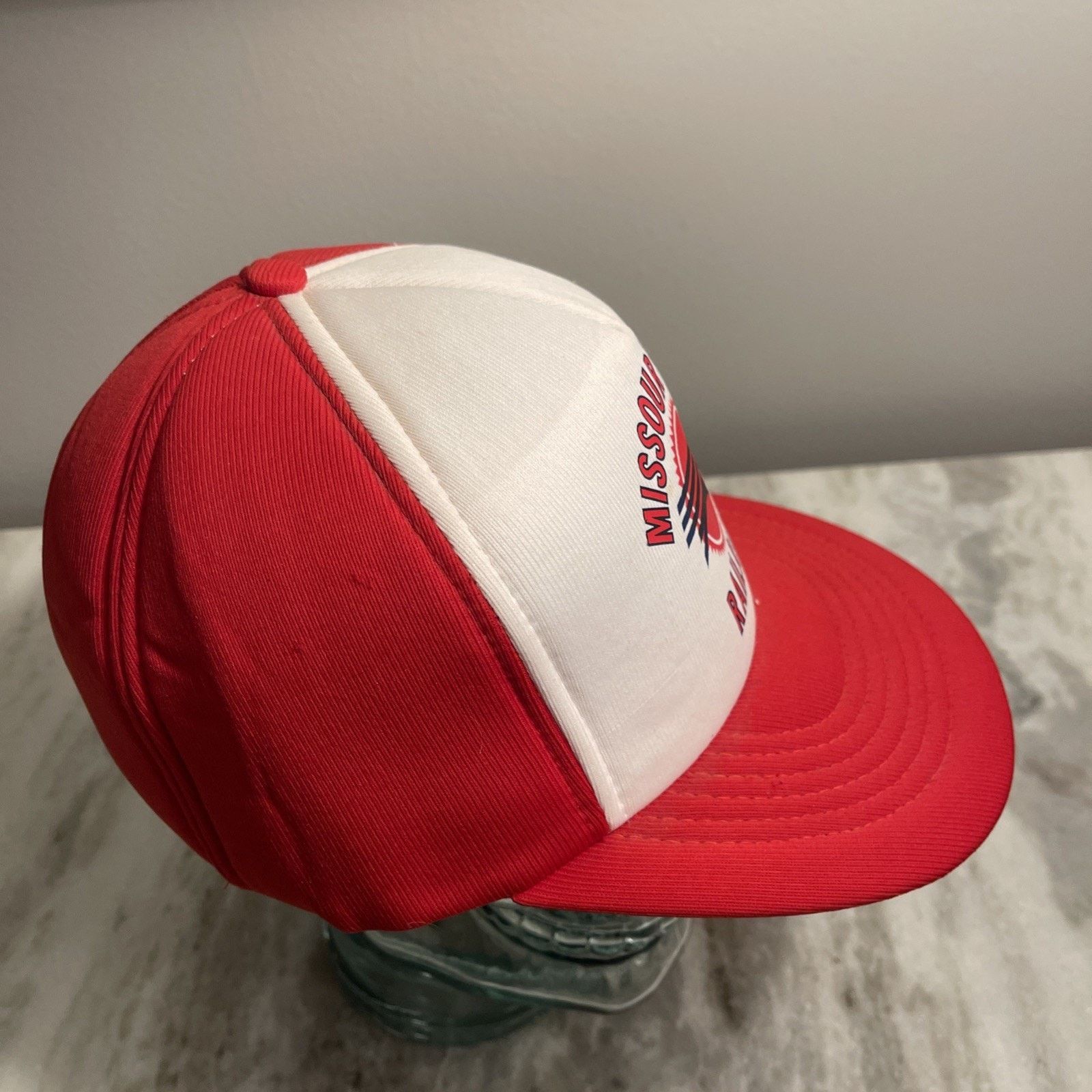 Vintage Missouri Pacific Railroad One Size SnapBack Foam Train Hat Size ONE SIZE - 7 Thumbnail