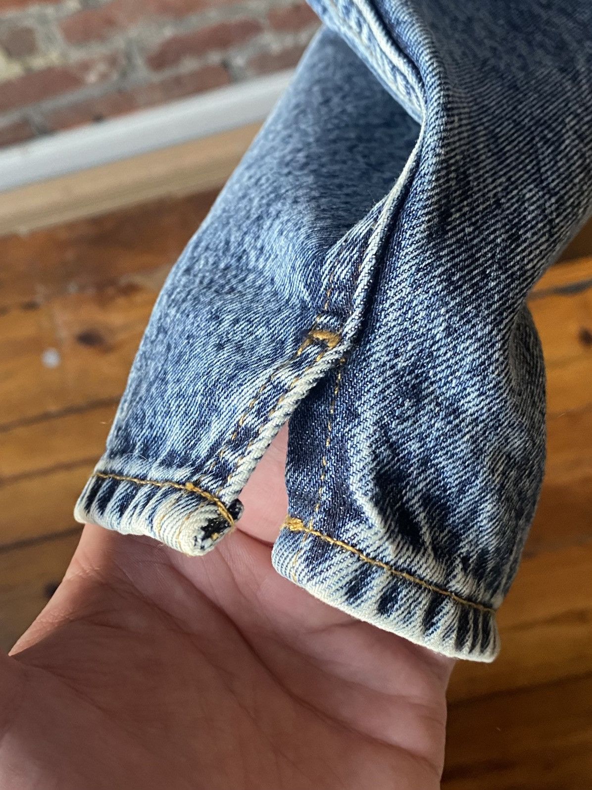 Maison Margiela Galliano for Maison Margiela Slit Belted Denim Jeans Co-ed Size US 34 / EU 50 - 9 Thumbnail