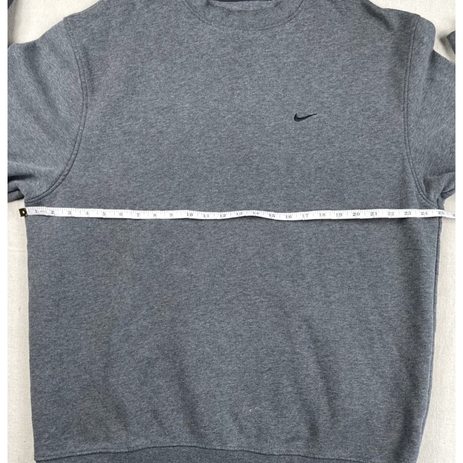 Nike VINTAGE Nike Sweatshirt Crewneck XL Men Gray Heavyweight 90s Pullover Swoosh Logo Size US XL / EU 56 / 4 - 4 Thumbnail