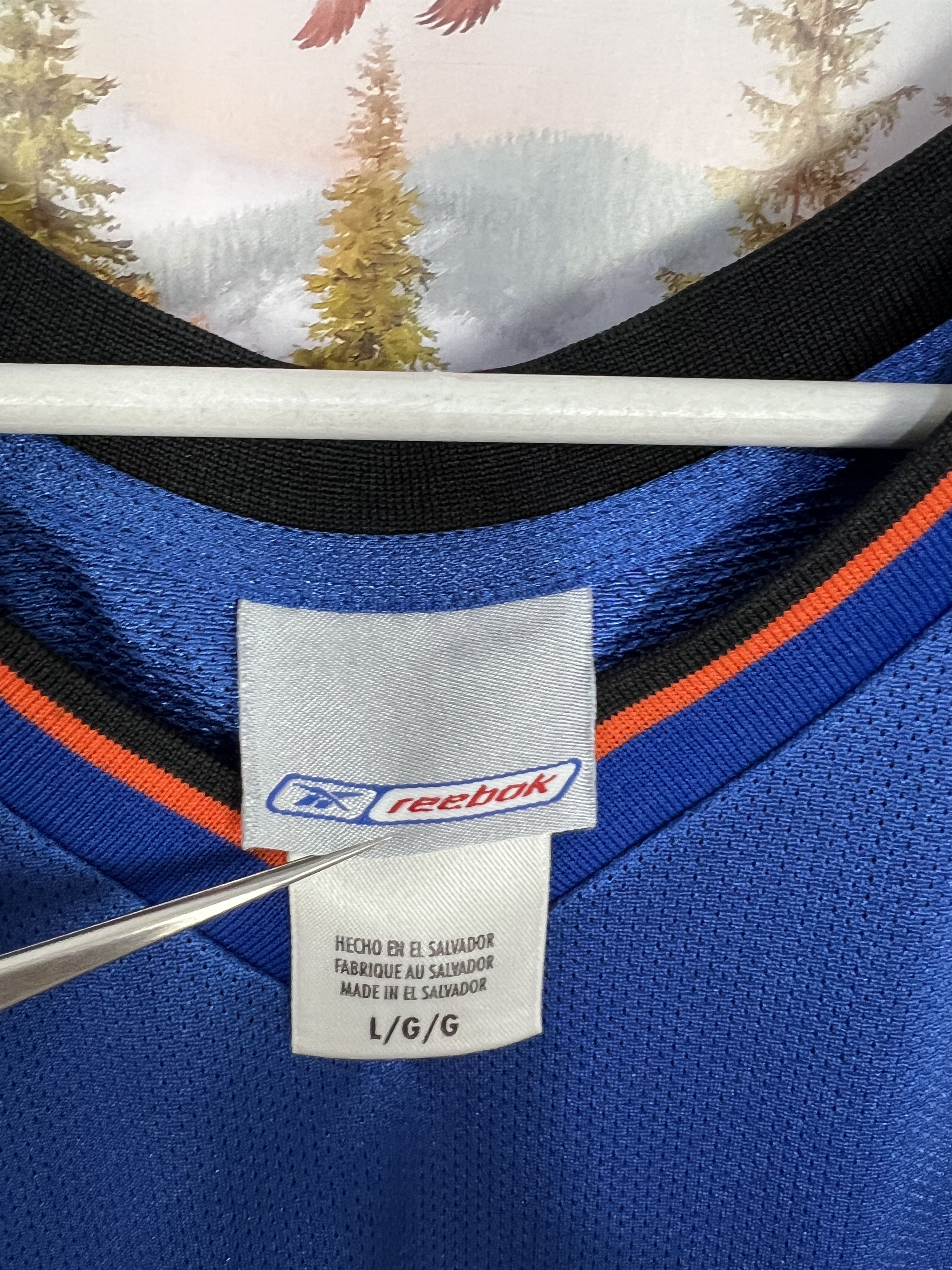 Reebok Vintage Reebok New York Knicks #8 Sprewell NBA Jersey Size US L / EU 52-54 / 3 - 6 Thumbnail