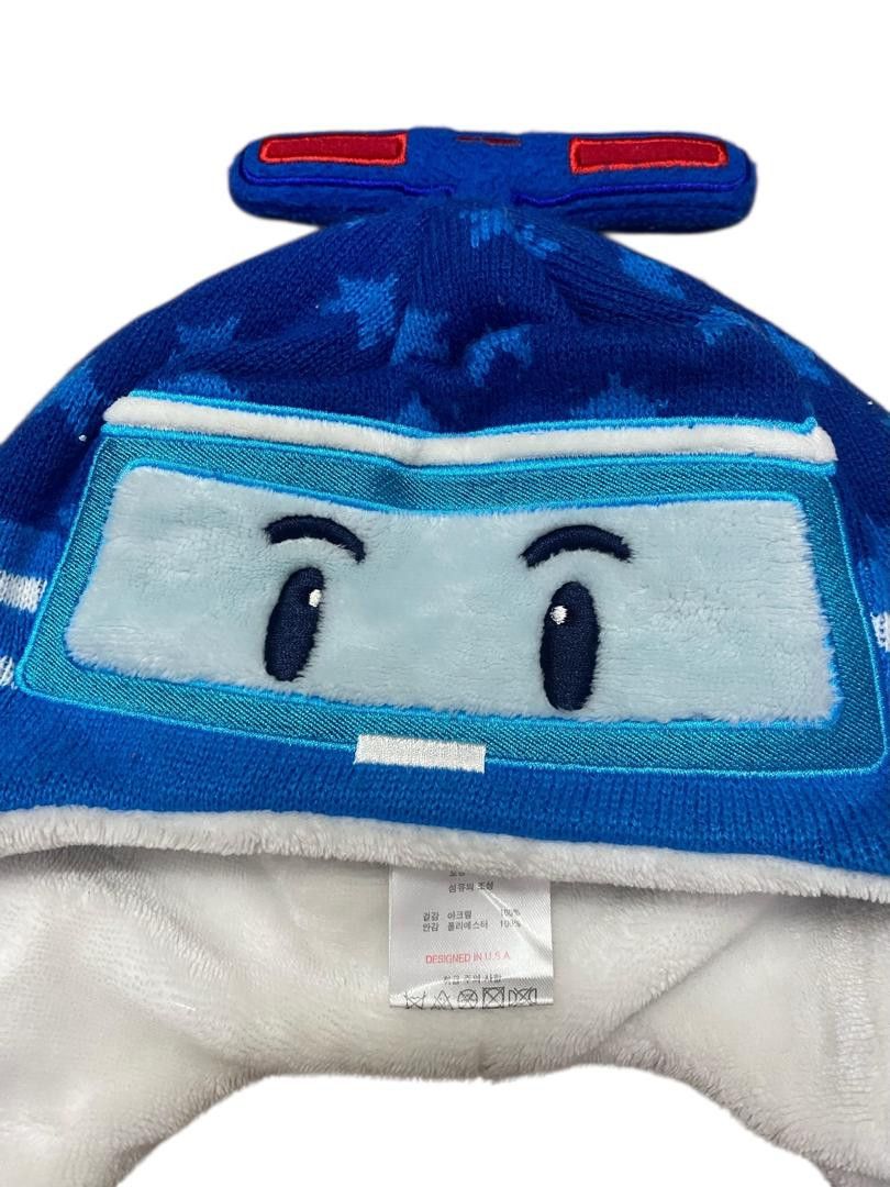 Japanese Brand Robocar Poli Beanie Kids Hat Size ONE SIZE - 5 Thumbnail
