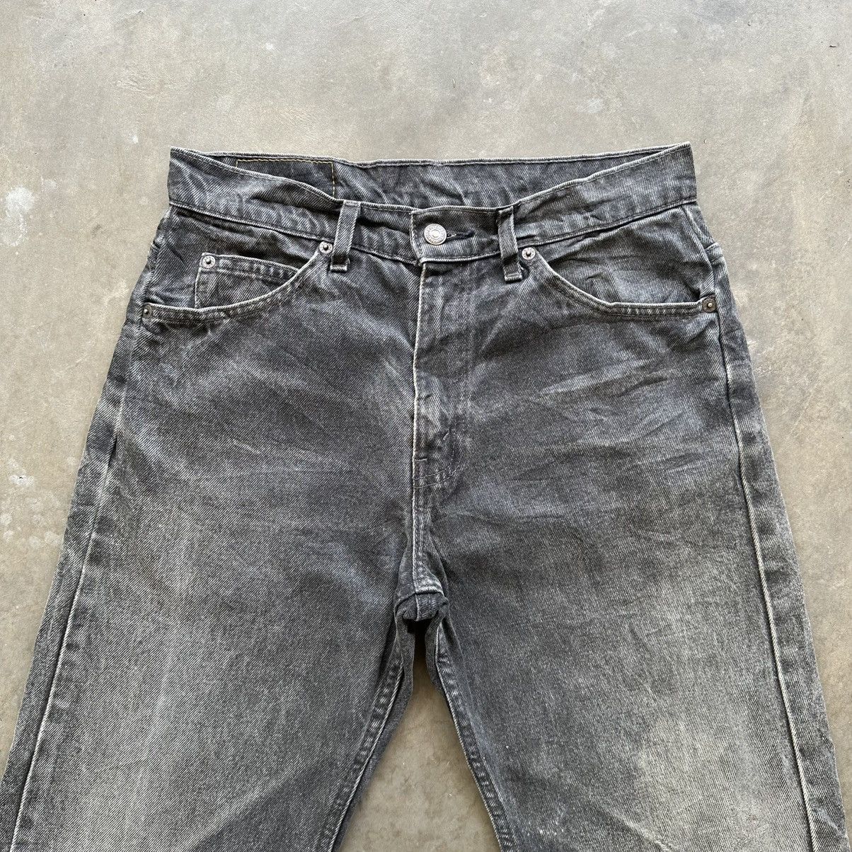 Japanese Brand Vintage Levis’s 612 Faded Black Denim Jean Pant W30 Size US 30 / EU 46 - 3 Thumbnail