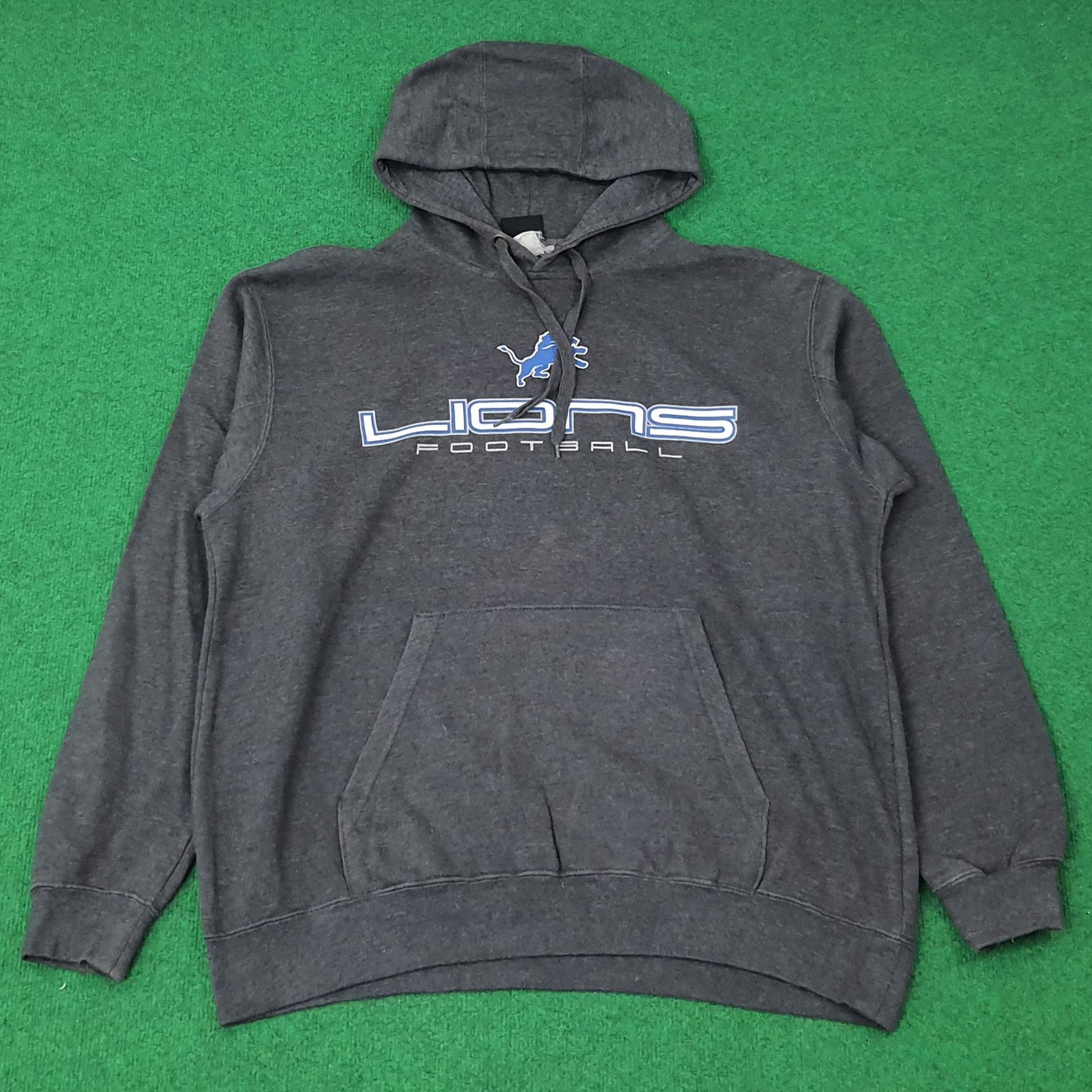 NFL Vintage NFL Lions Football Hoodie C266N24 Size US XL / EU 56 / 4 - 1 Thumbnail