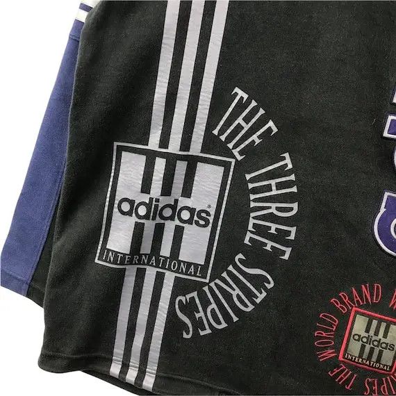Adidas Vtg 90’ ADIDAS ORIGINALS 3 Stripes Sweatshirt Sweater Size L / US 10 / IT 46 - 6 Thumbnail