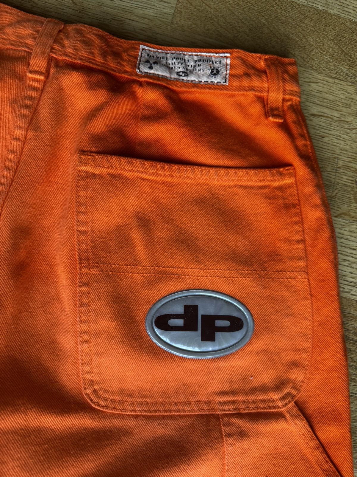 Walter Van Beirendonck Daniel Poole 1990‘s Neon Orange Shorts Size US 33 - 5 Thumbnail