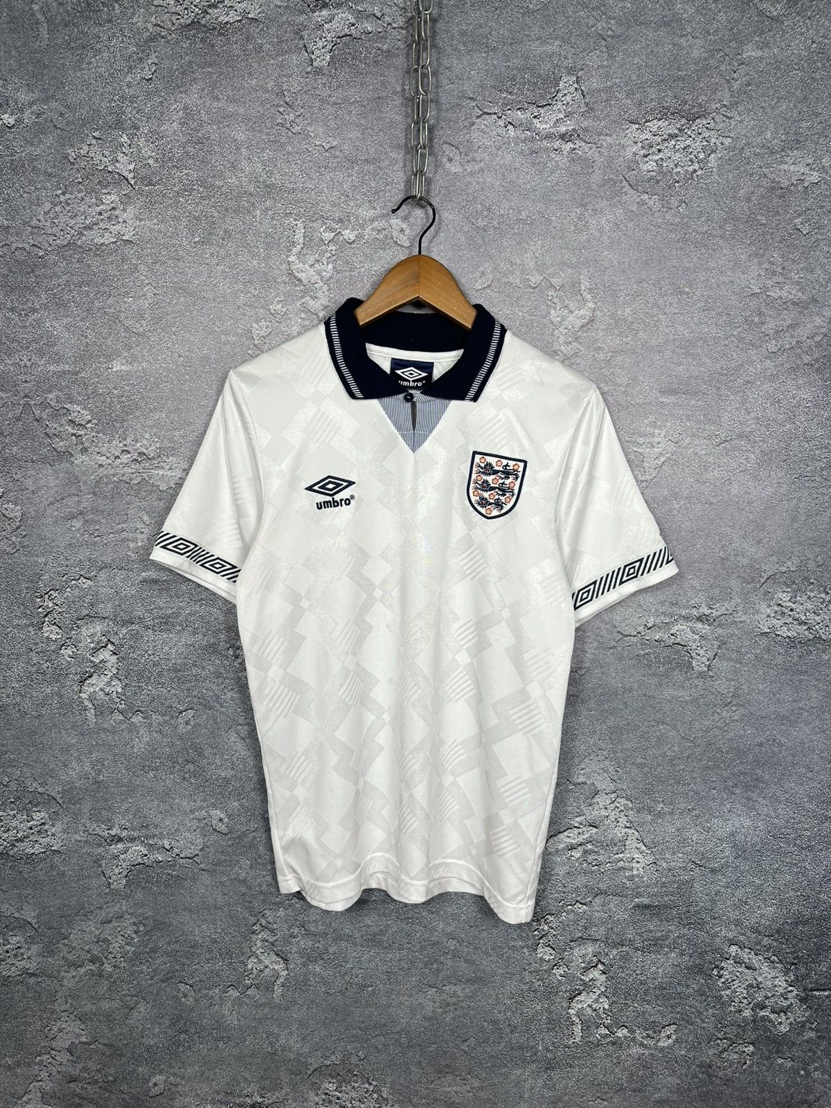 Umbro Vintage 1990 England Umbro Reproduction Jersey Size S Size US S / EU 44-46 / 1 - 1 Thumbnail