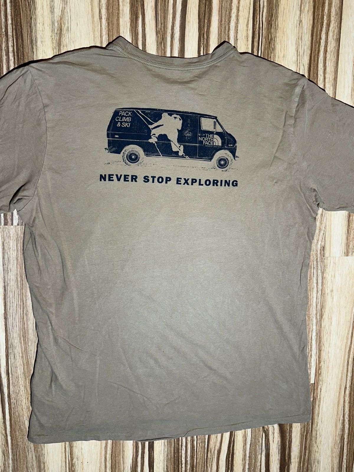 The North Face The North Face Never Stop Exploring Brown Tee Size US XL / EU 56 / 4 - 6 Thumbnail