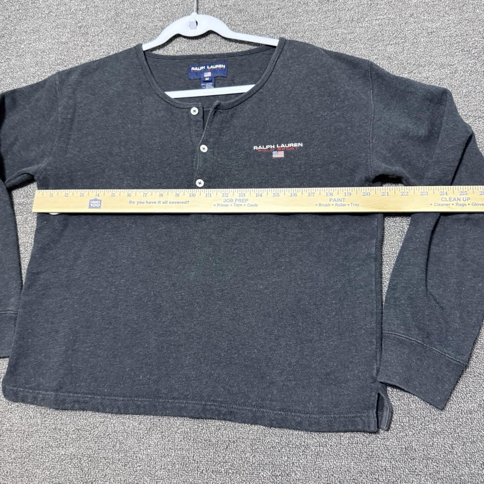 Other Vintage Polo Sport Ralph Lauren Med. Henley Long Sleeve USA Size US M / EU 48-50 / 2 - 5 Thumbnail