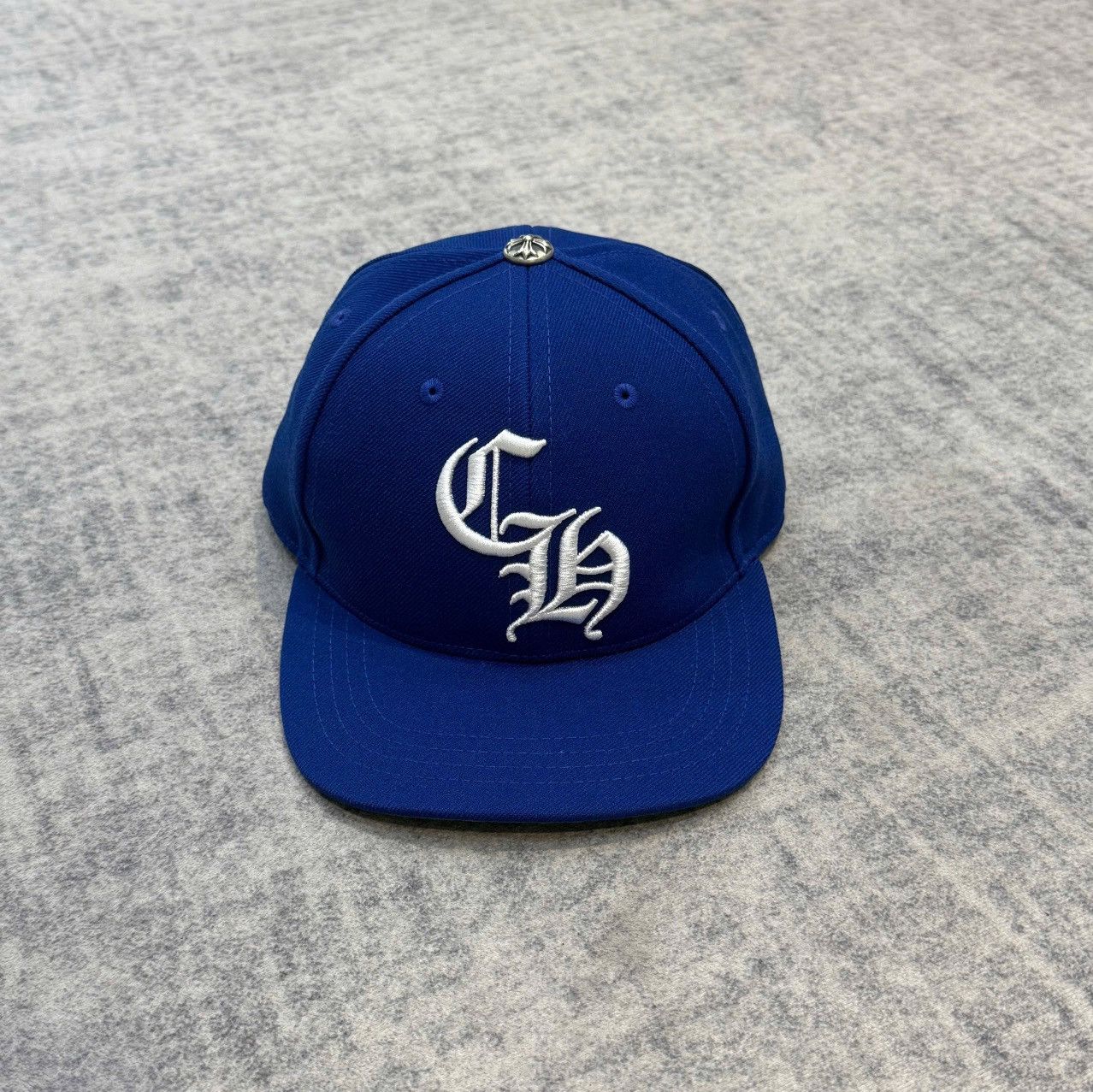 Chrome Hearts 6 PANEL ベースボールキャップ ネイビー Chrome Hearts Chrome Hearts 6 Panel On Field CH White Baseball Cap