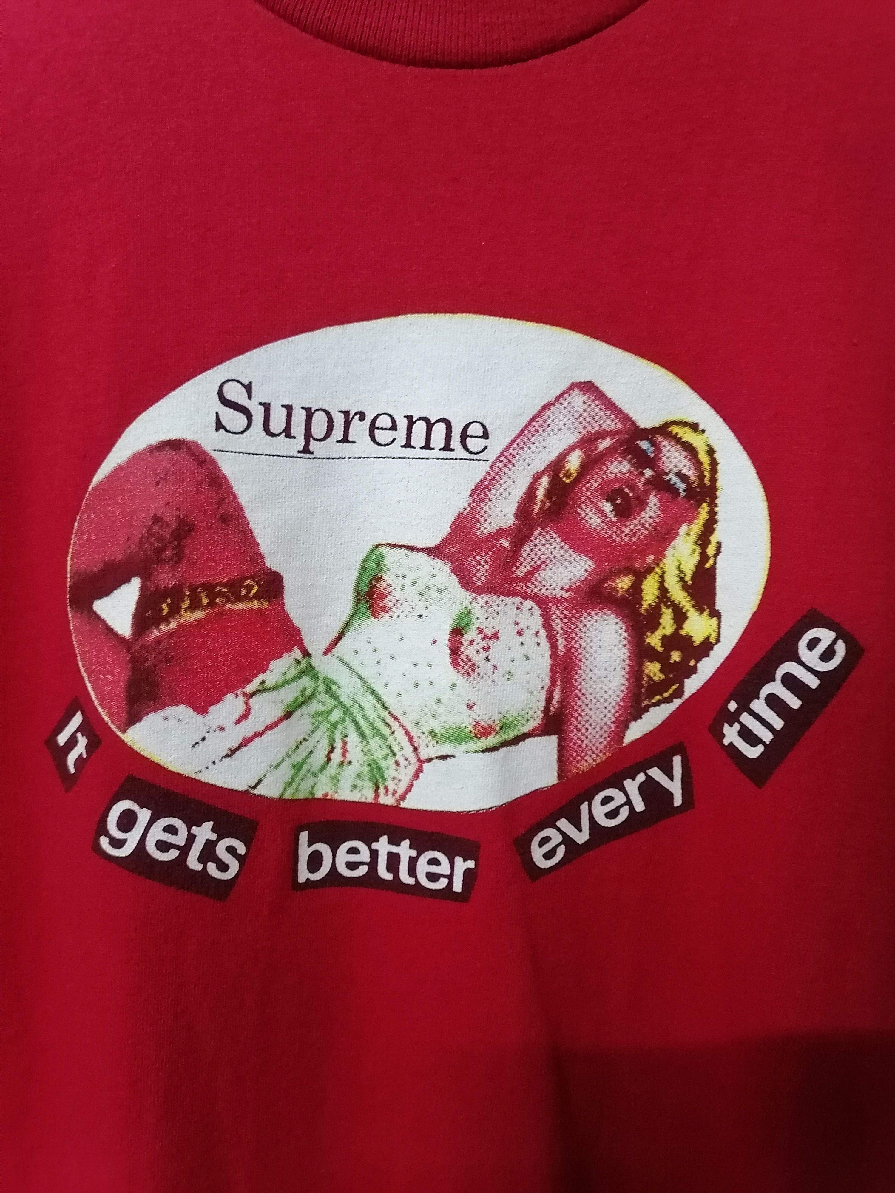 Supreme Supreme 'It Gets Better Every Time' T-shirt Size US M / EU 48-50 / 2 - 2 Thumbnail
