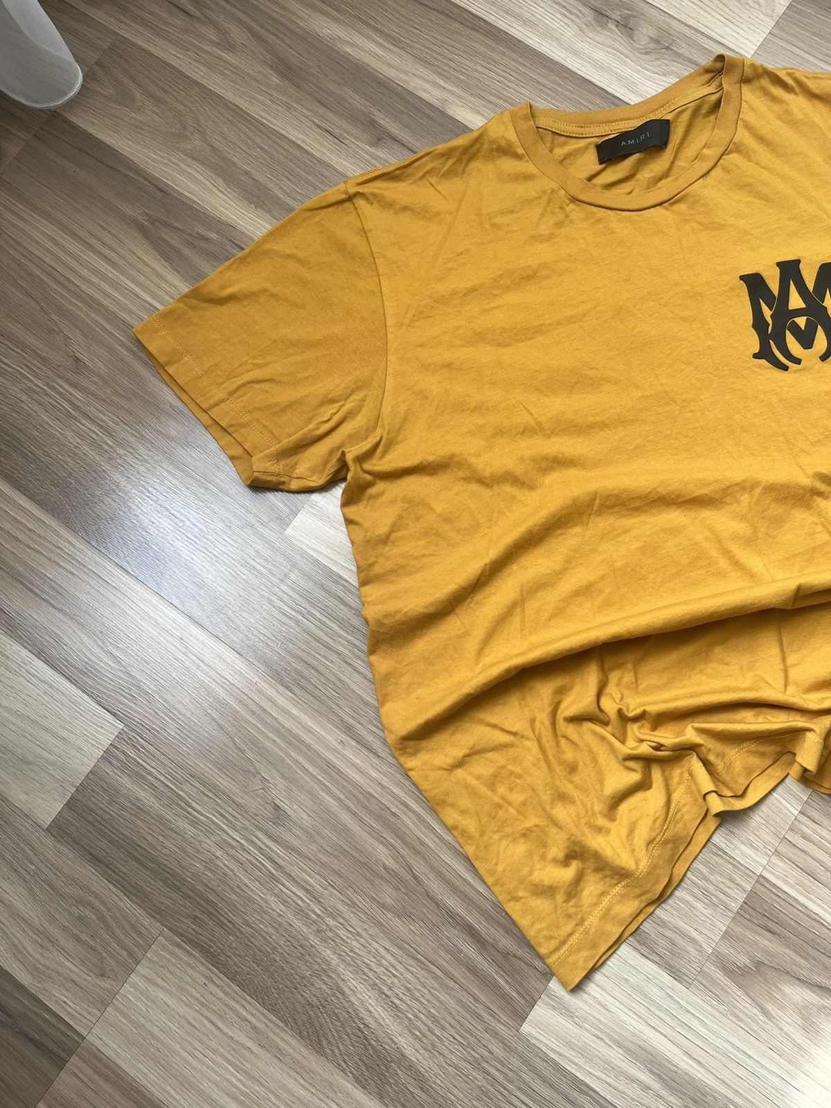 Amiri Y2K AMIRI T SHIRT DOUBLE LOGO DRILL Size US XL / EU 56 / 4 - 4 Thumbnail
