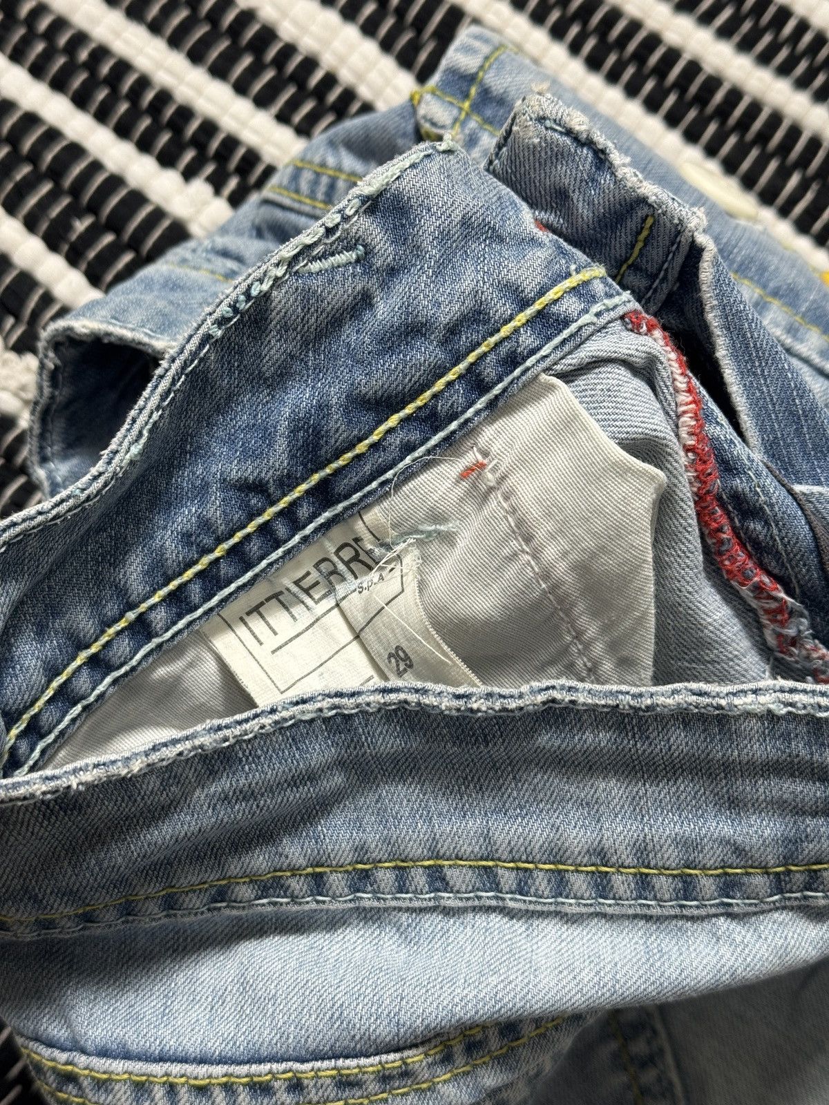 Just Cavalli VINTAGE JUST CAVALLI 2000s MINI DENIM SKIRT Size 29" - 11 Thumbnail