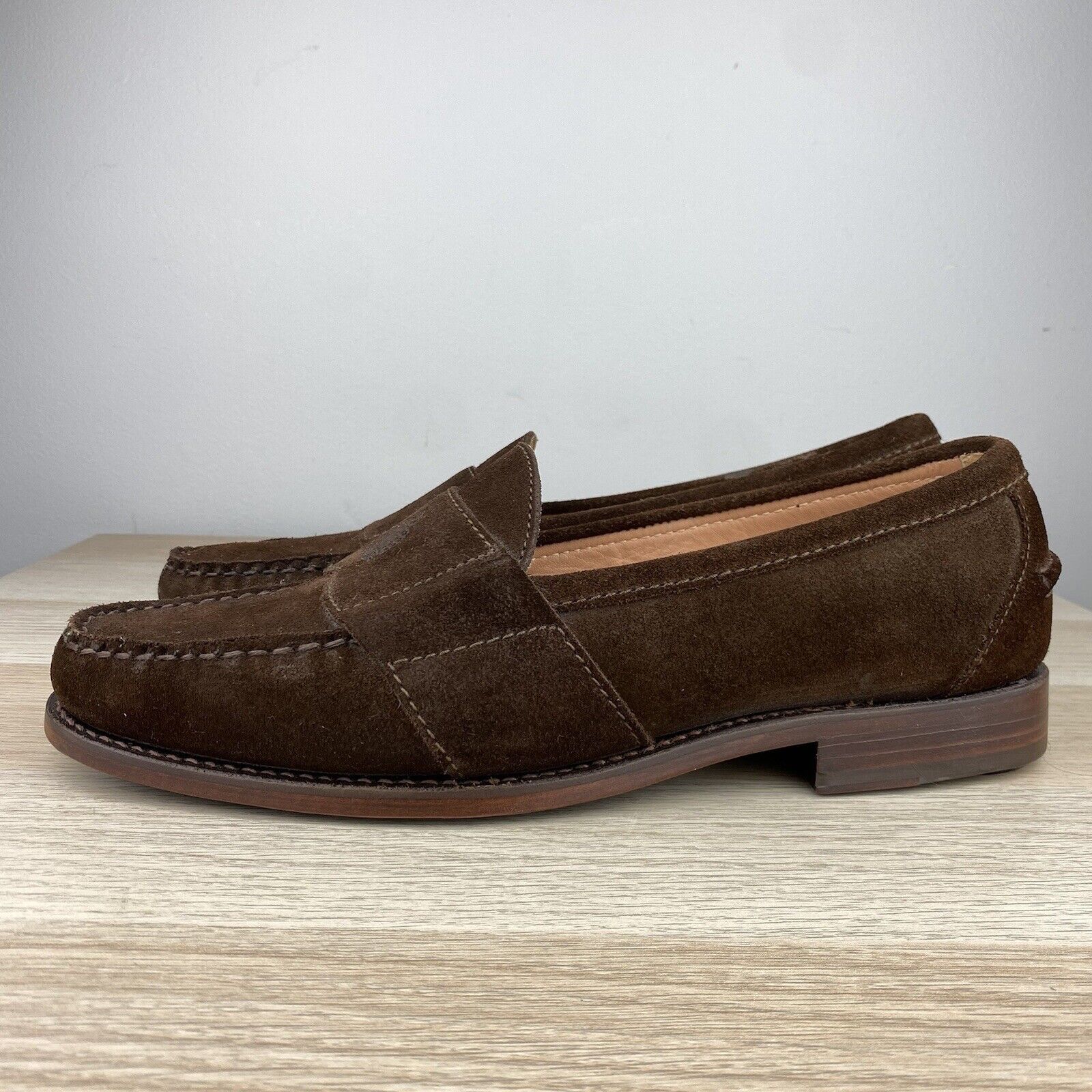 Polo Ralph Lauren Vintage Polo Ralph Lauren Suede Crest Loafers Leather 11.5D Size US 11.5 / EU 44-45 - 3 Thumbnail
