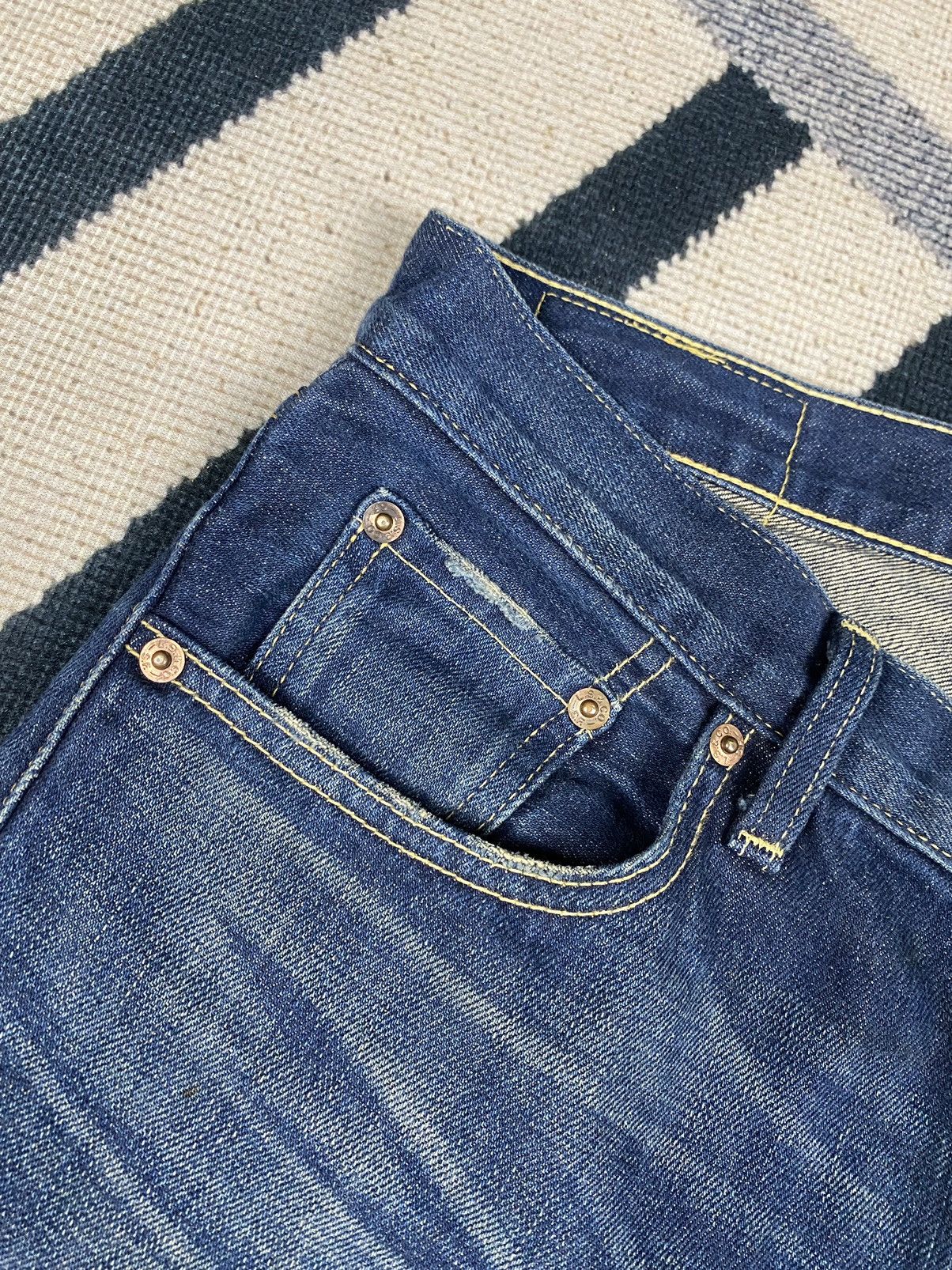 Levi's × Vintage Vintage Levis 502 Selvedge Faded Dirty Jeans Size US 29 - 7 Thumbnail