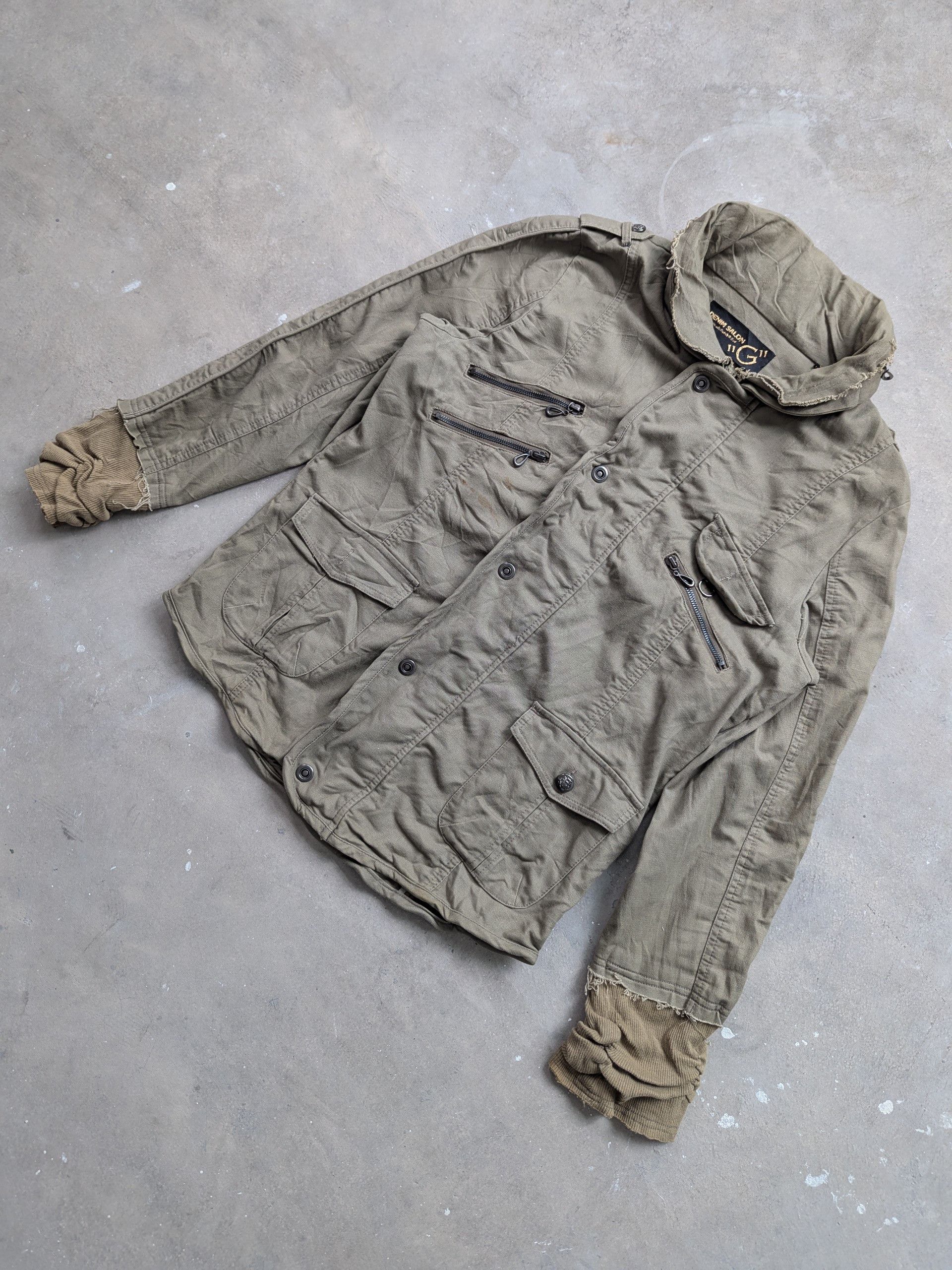 Japanese Brand × Le Grande Bleu (L.G.B.) × Vintage Vintage Distressed Bondage Jacket LGB Style Size M / US 6-8 / IT 42-44 - 2 Thumbnail