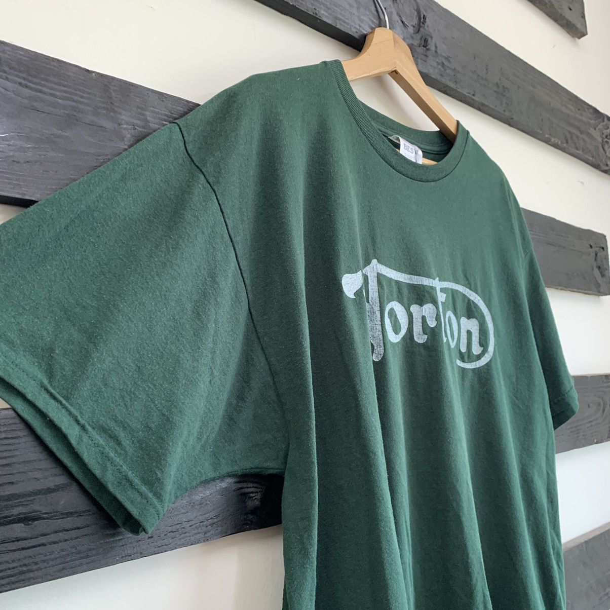 Norton × Vintage Vintage Norton Script Tshirt Size US L / EU 52-54 / 3 - 5 Thumbnail