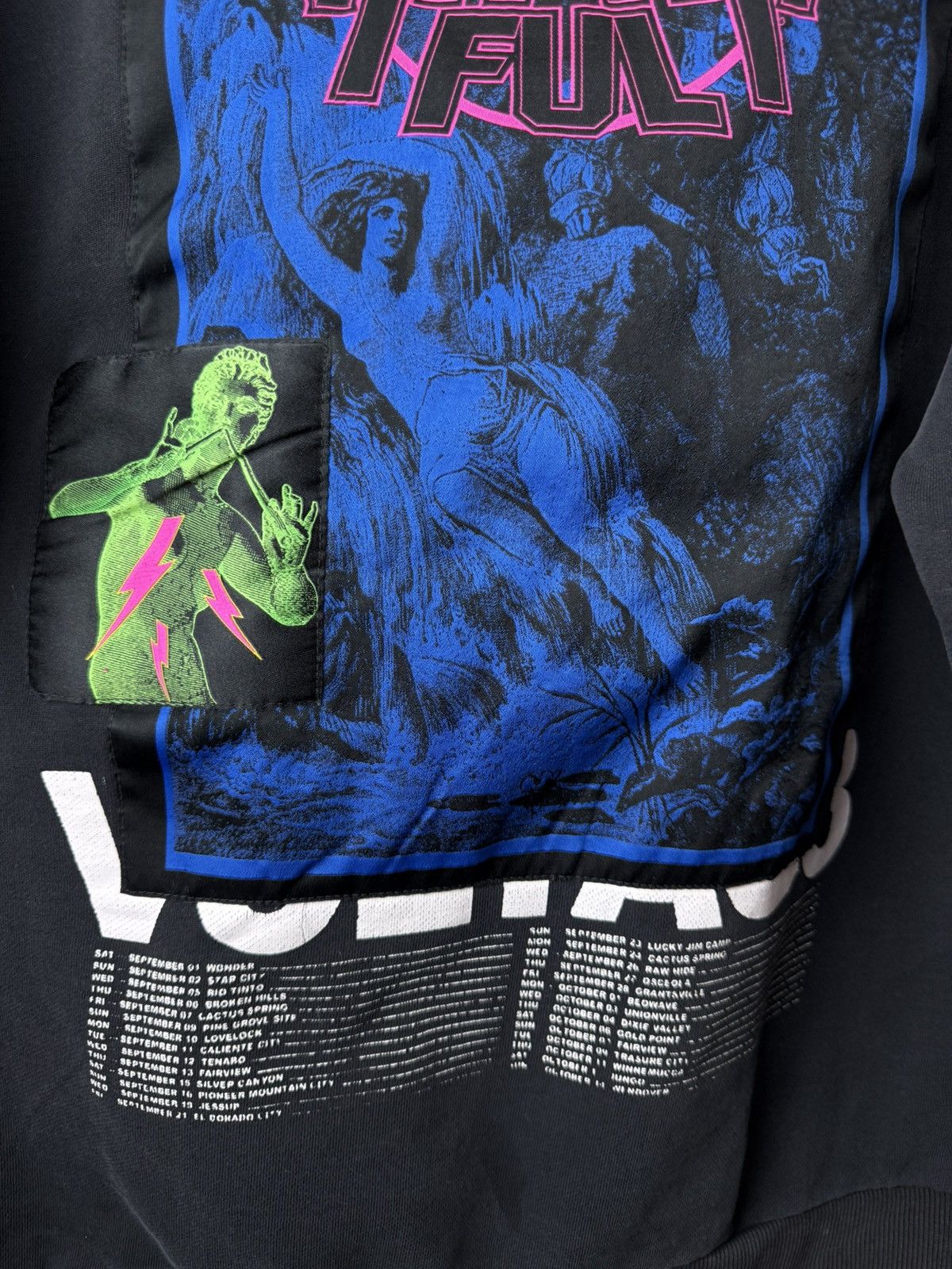 Diesel 💥 Rare! Patchwork Diesel Archive Hoodie Avant Garde Hype Size US M / EU 48-50 / 2 - 12 Thumbnail