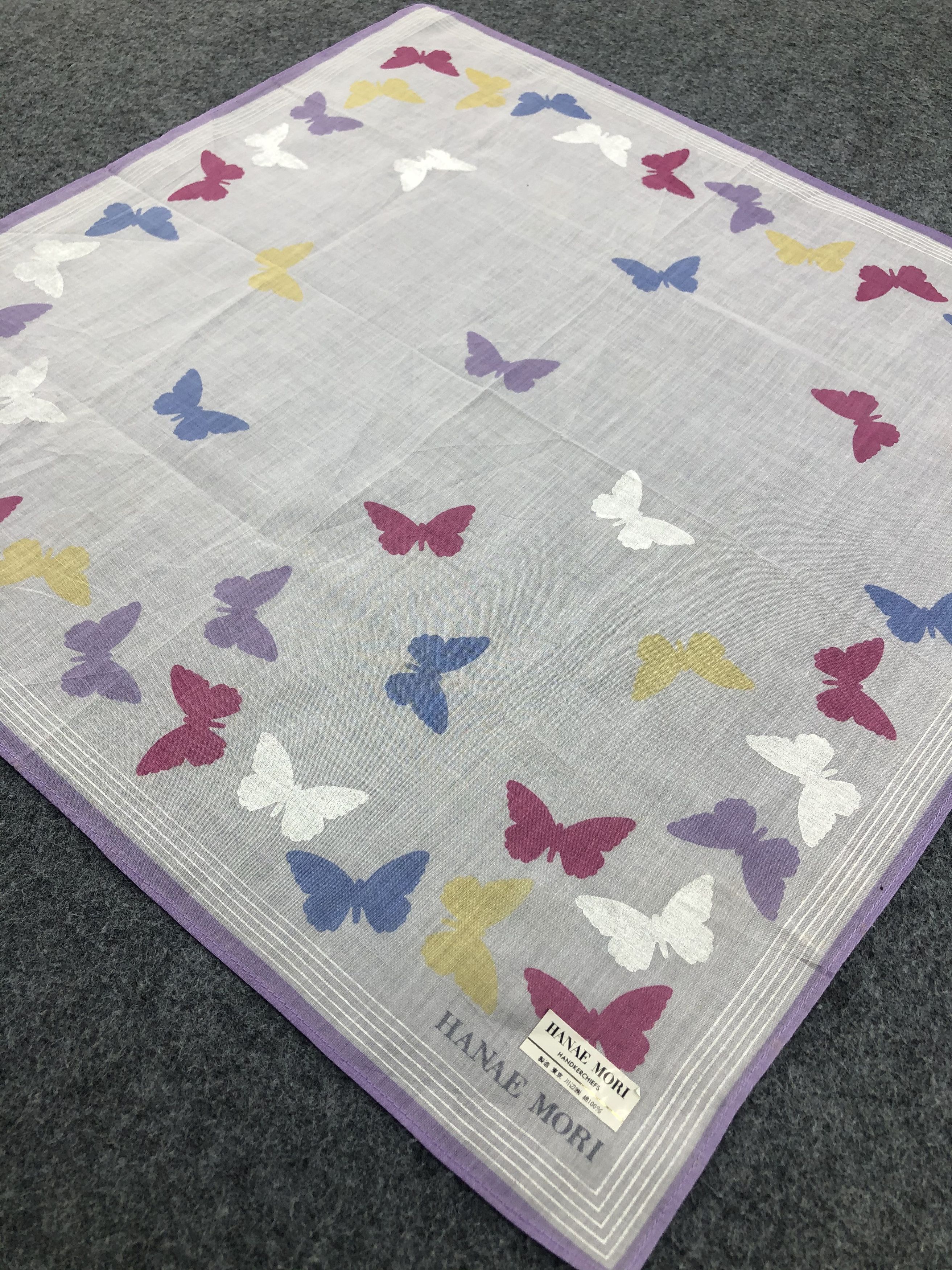 Hanae Mori × Japanese Brand × Vintage Hanae Mori Handkerchief / Bandana / Neckerchief Size ONE SIZE - 4 Thumbnail