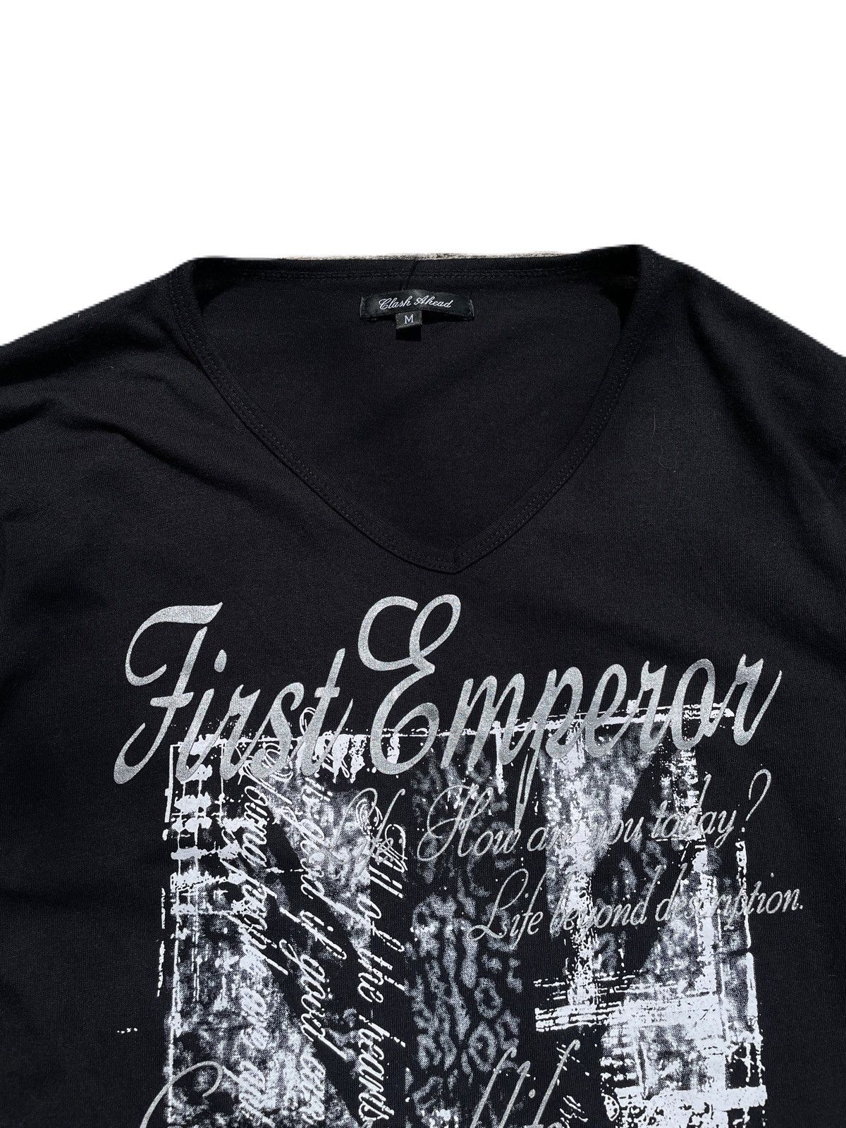 If Six Was Nine 2000s Japanese archive Vkei Glitter Poem Long Sleeve Tee Size US S / EU 44-46 / 1 - 5 Thumbnail