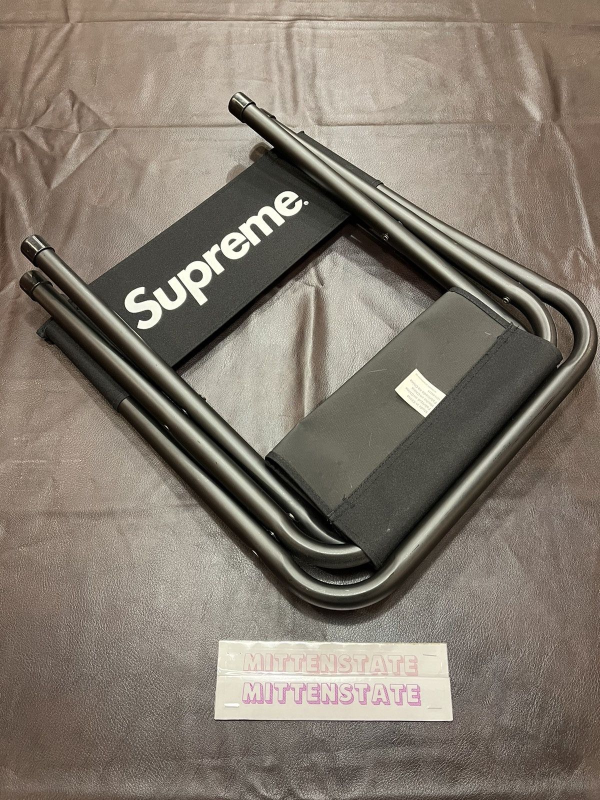 image of Supreme Coleman Camp Chair New OG Piece in Black, Men's