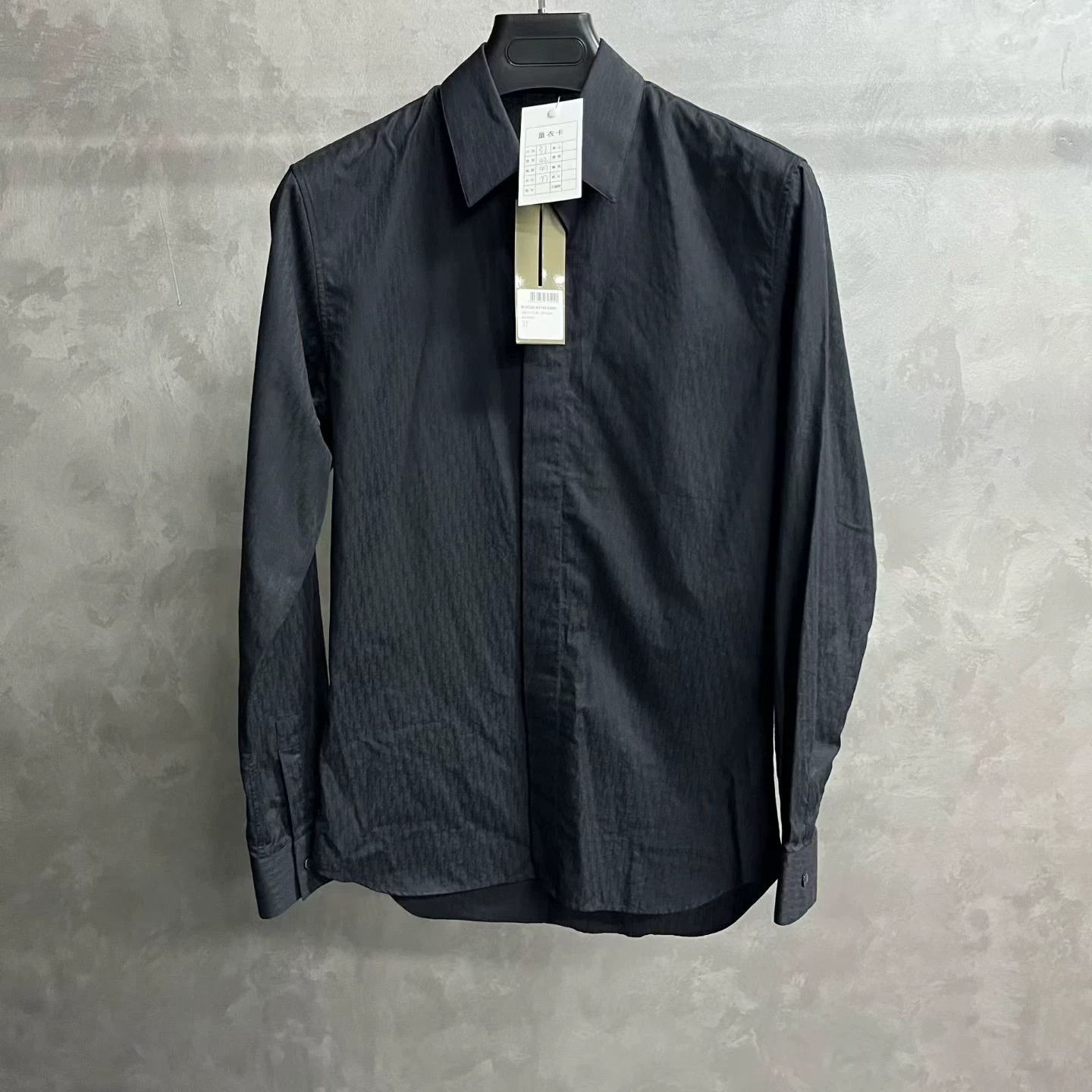 Dior Dior Latest Black Cotton Print Casual Shirt Size US M / EU 48-50 / 2 - 1 Thumbnail