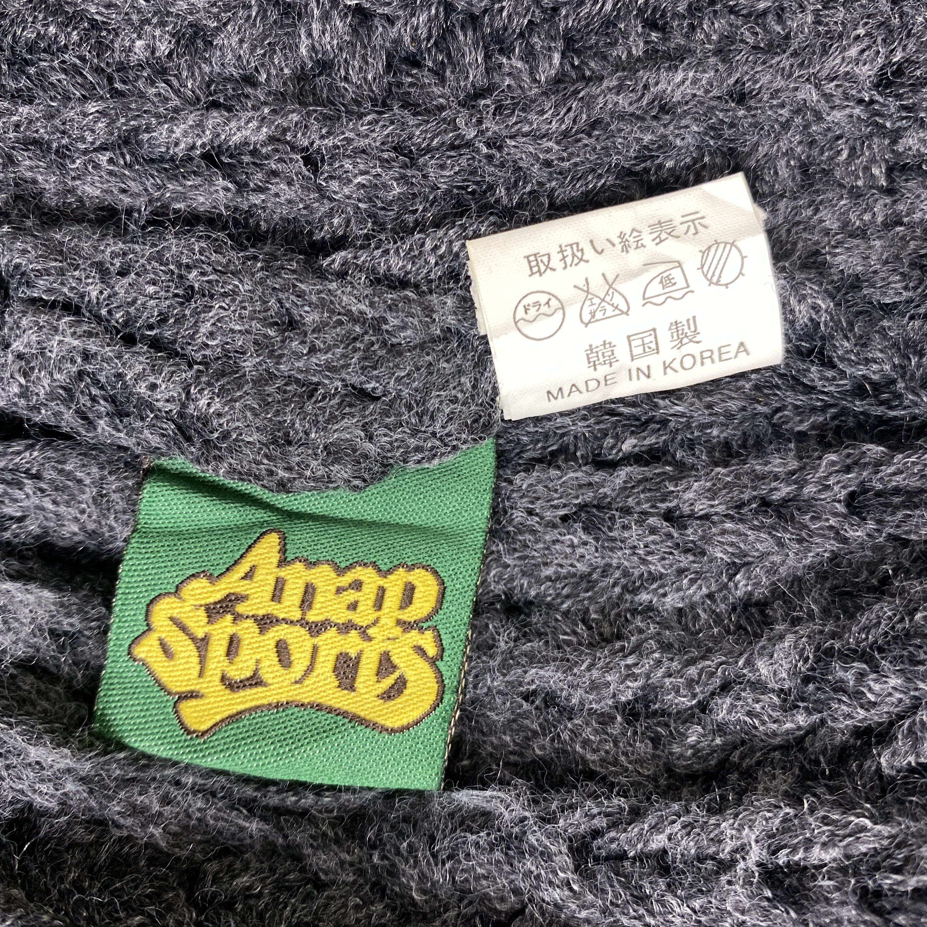 Japanese Brand Anap Sport Patches Beanie Hat -BN892 Size ONE SIZE - 4 Thumbnail