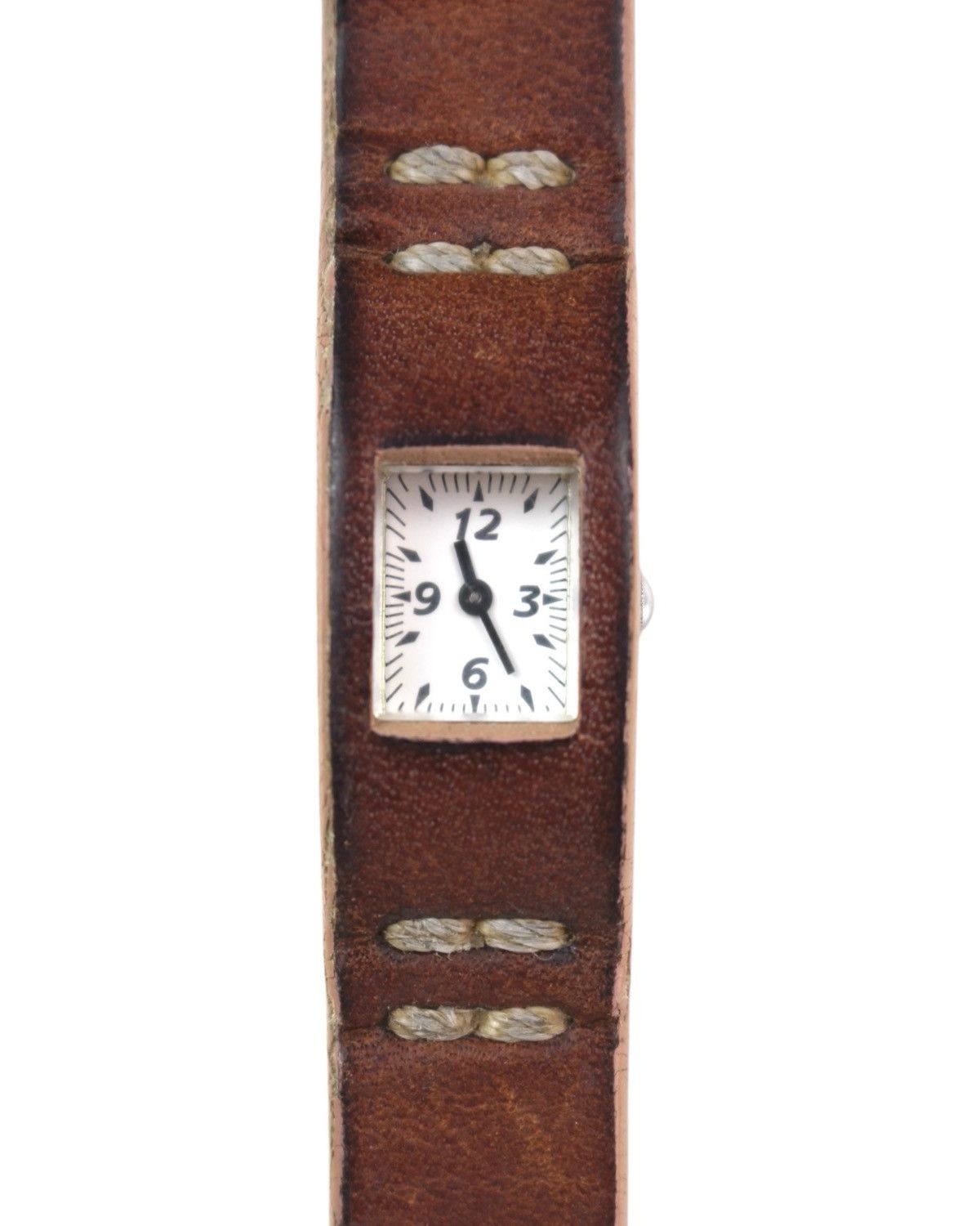 1996 CABANE DE ZUCCA CHEWING GUM SEIKO QUARTZ LEATHER WATCH