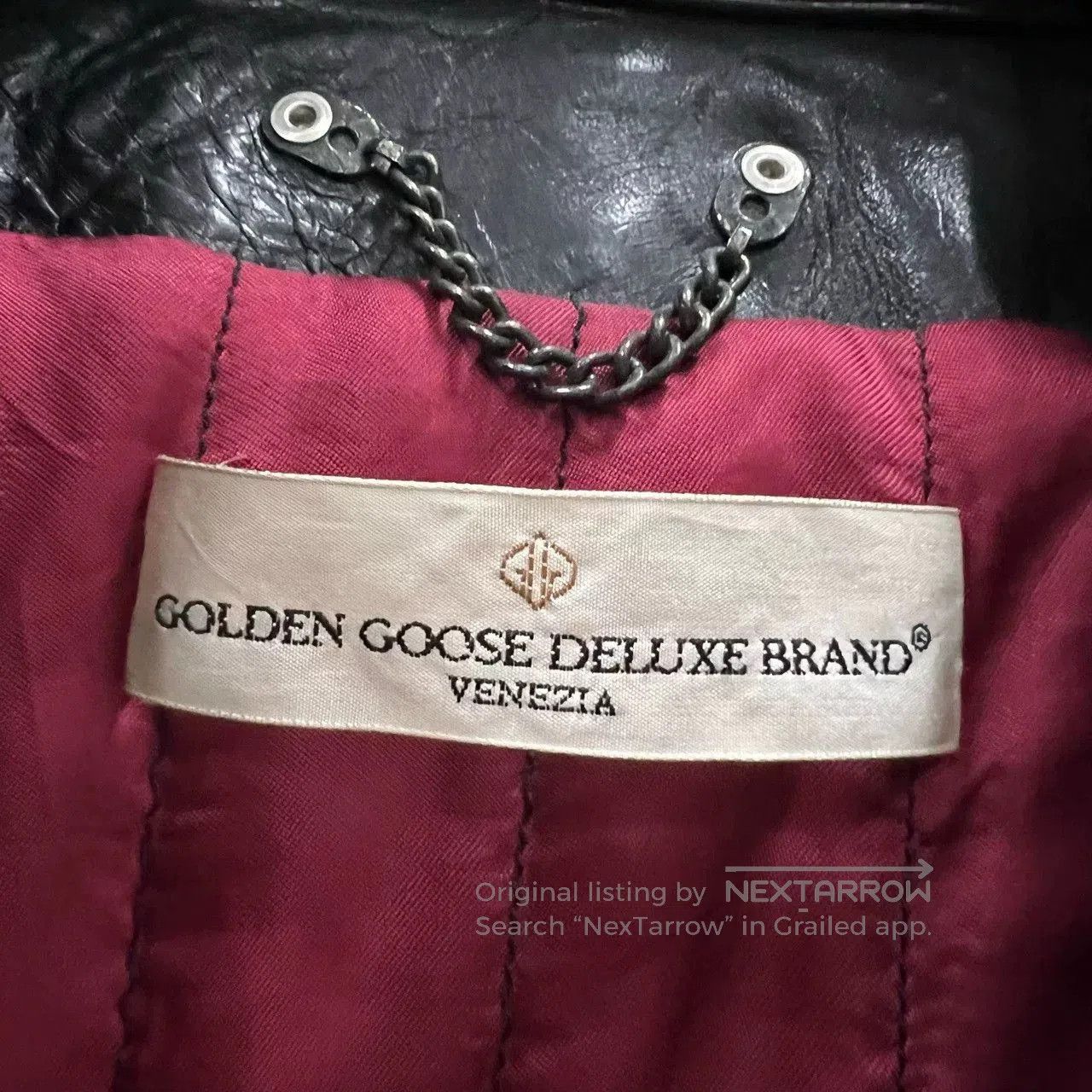 Golden Goose stylish black zip-up jacket for men. Size US M / EU 48-50 / 2 - 2 Thumbnail