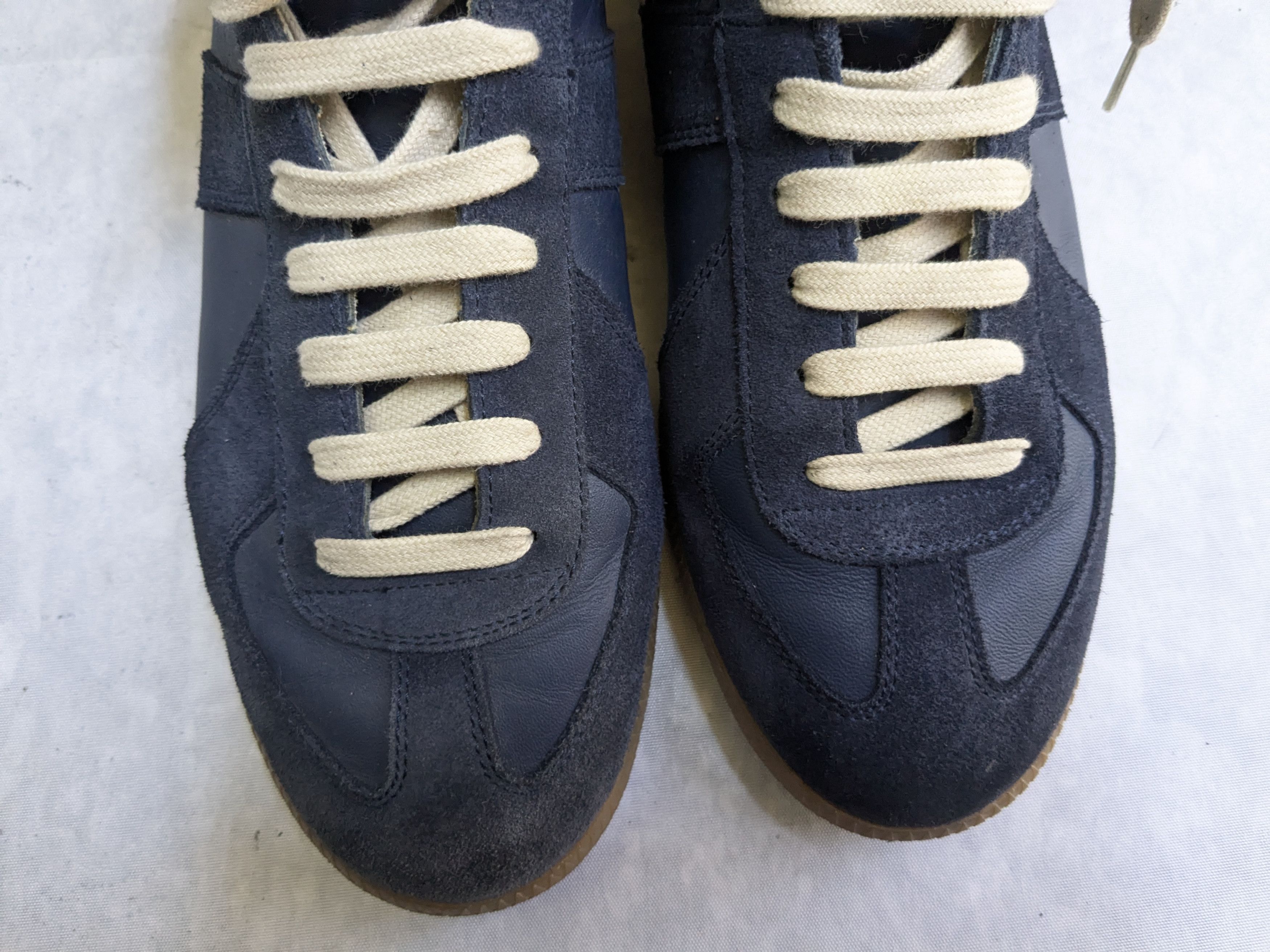 Maison Margiela Maison Margiela Replica GAT Sneakers Navy Blue 9 42 Size US 9 / EU 42 - 2 Thumbnail