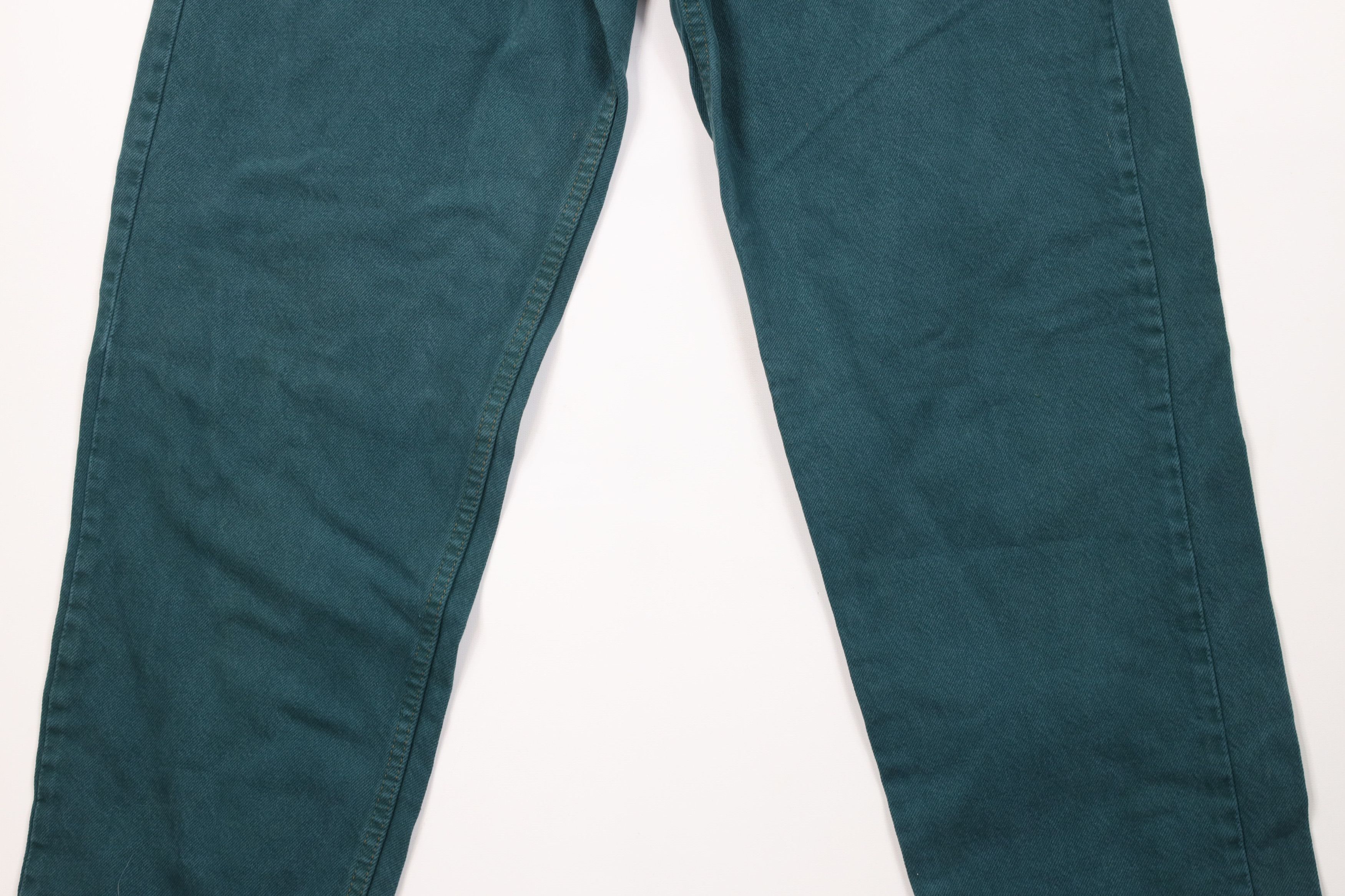 Levi's Vintage 90s Levis 550 Fit Denim Jeans Green Cotton USA Size US 36 / EU 52 - 3 Thumbnail