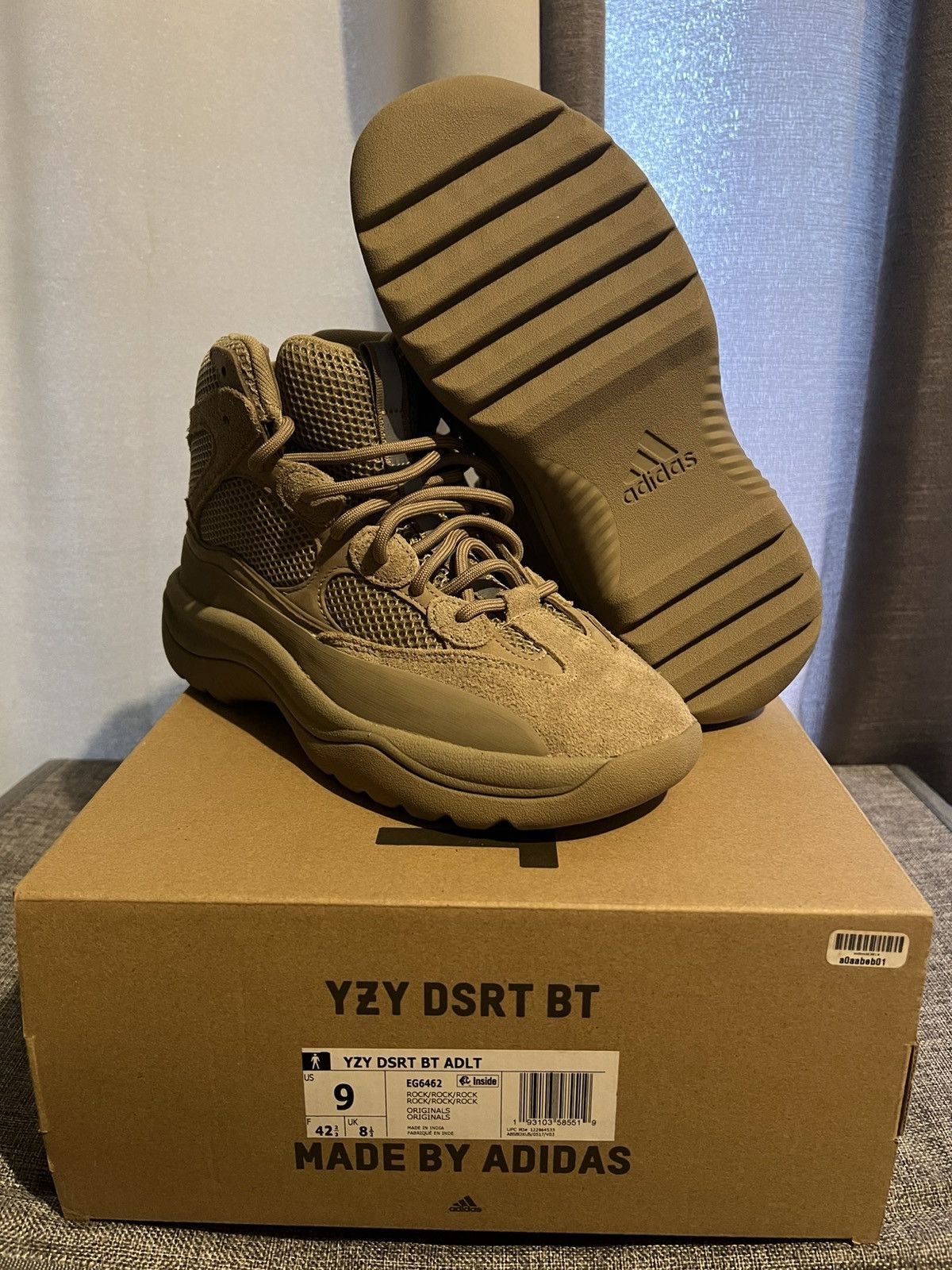 Adidas adidas YZY Dessert Boot “Rock” Size US 9 / EU 42 - 1 Thumbnail