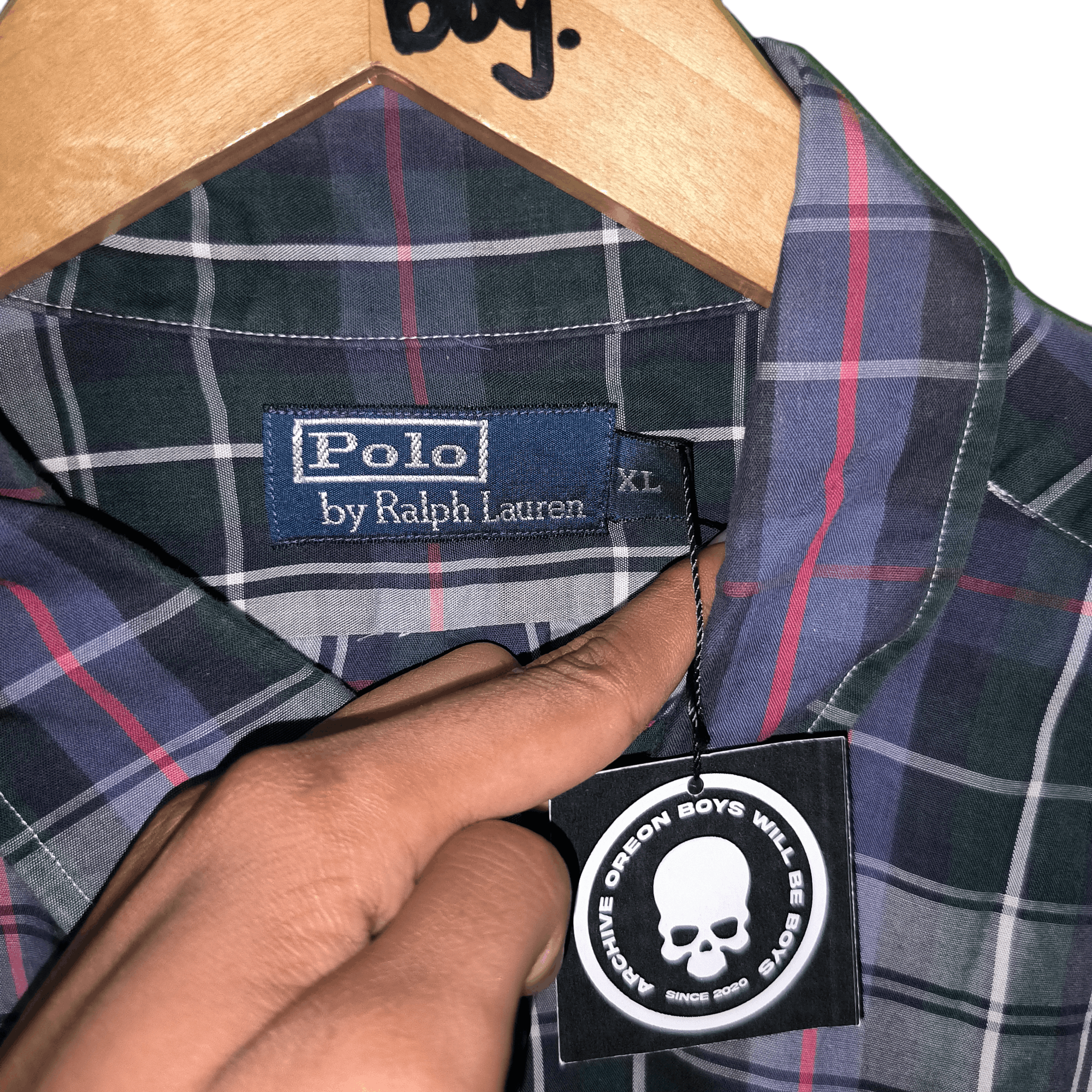 Polo Ralph Lauren Vintage Polo Ralph Lauren Plaid Shirts Size US XL / EU 56 / 4 - 2 Thumbnail