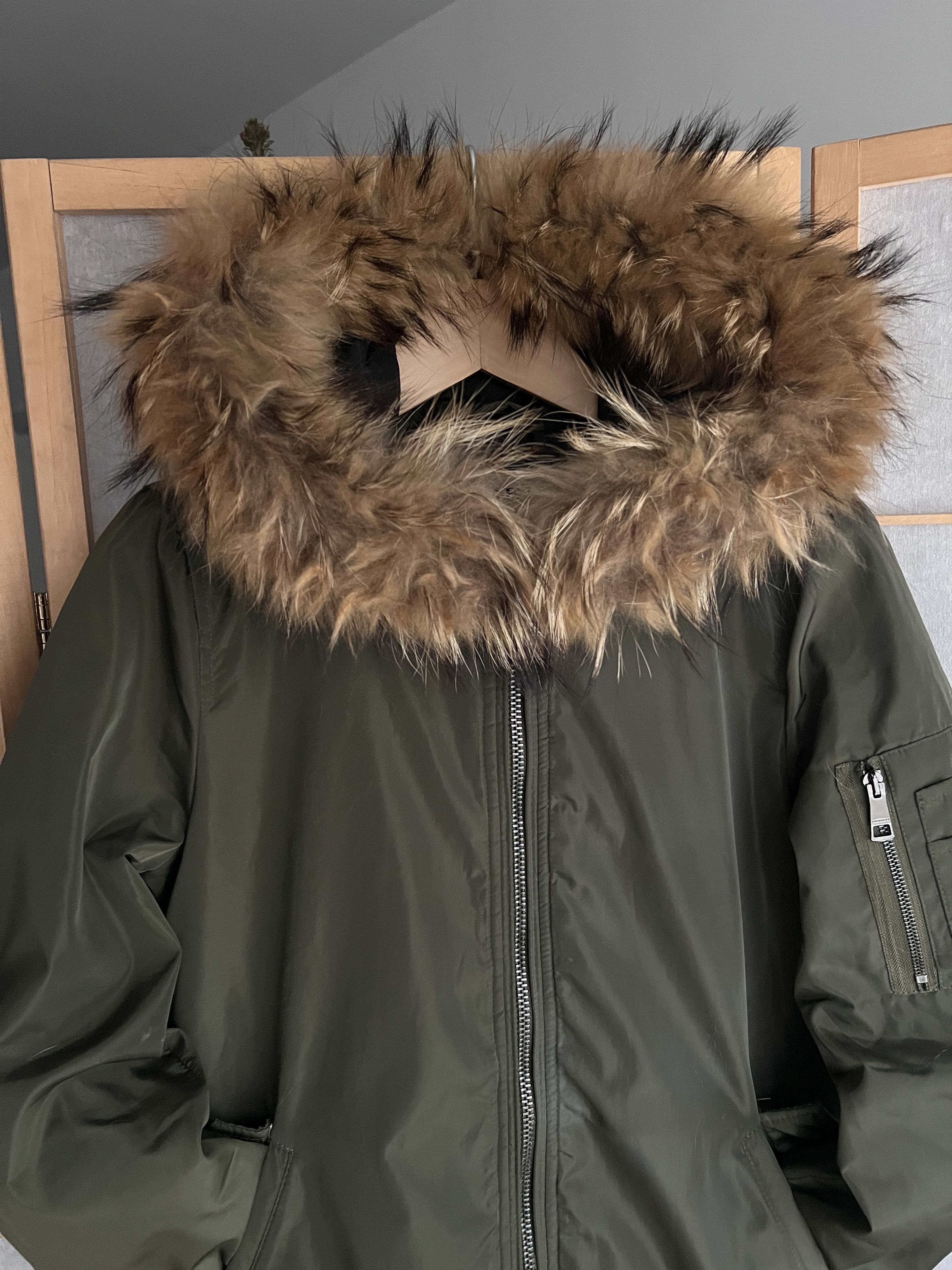 Burberry Burberry vintage faux fur hood bomber jacket avant garde y2k Size M / US 6-8 / IT 42-44 - 10 Thumbnail