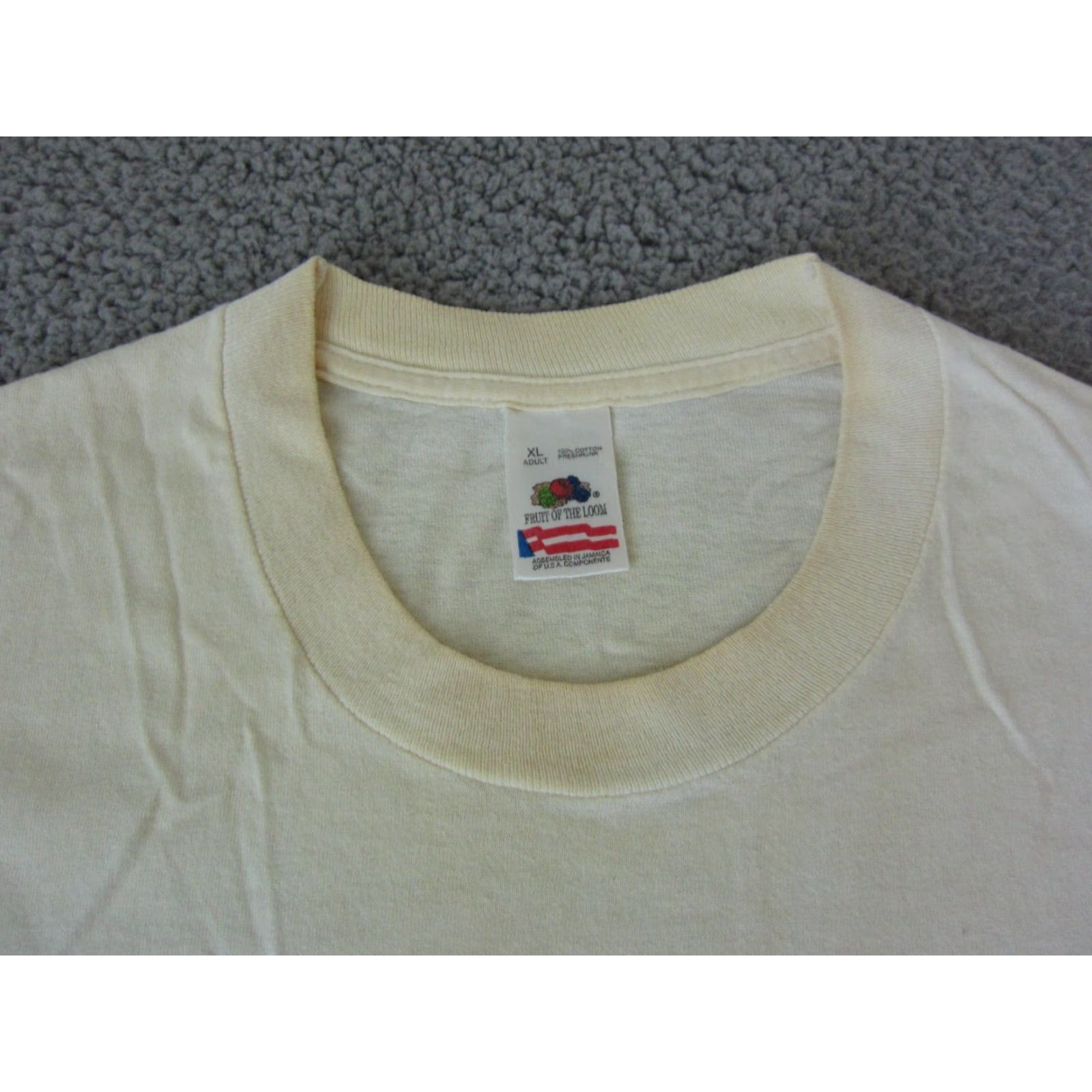 Fruit Of The Loom VINTAGE Fruit of the Loom Shirt Mens XL White Life Fitness USA Made Shirt XL White Size US XL / EU 56 / 4 - 6 Thumbnail