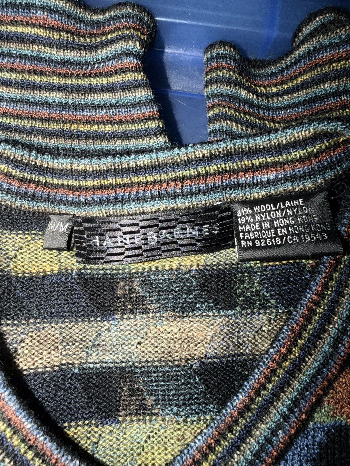 Jhane Barnes Vintage Jhane Barnes Abstract 90s Retro Pullover Sweater Size US M / EU 48-50 / 2 - 3 Thumbnail