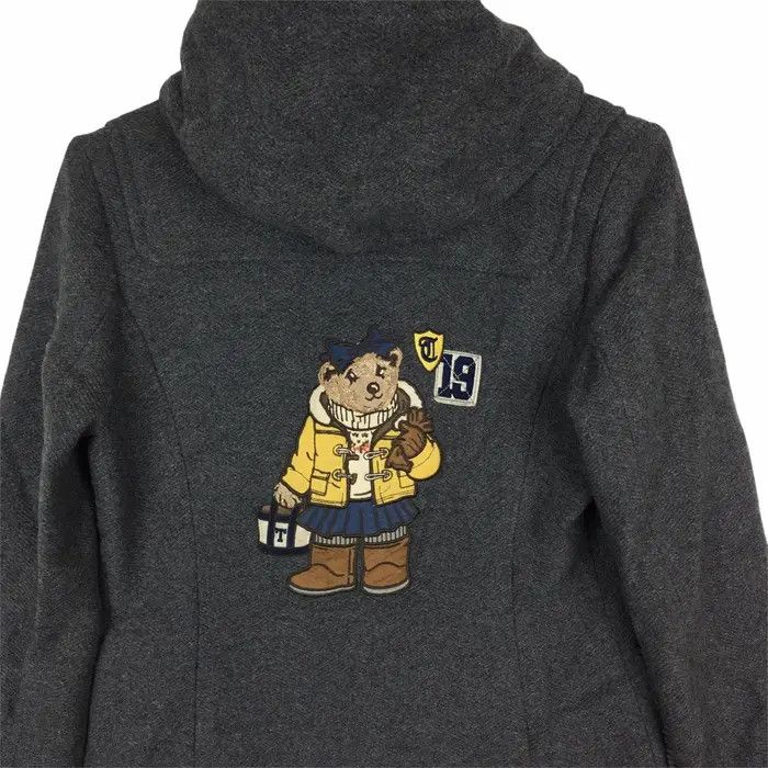 Vintage Vtg TEENIE WEENIE BEAR Duffle Coat Heavy Jacket Windbreaker Size M / US 6-8 / IT 42-44 - 2 Thumbnail
