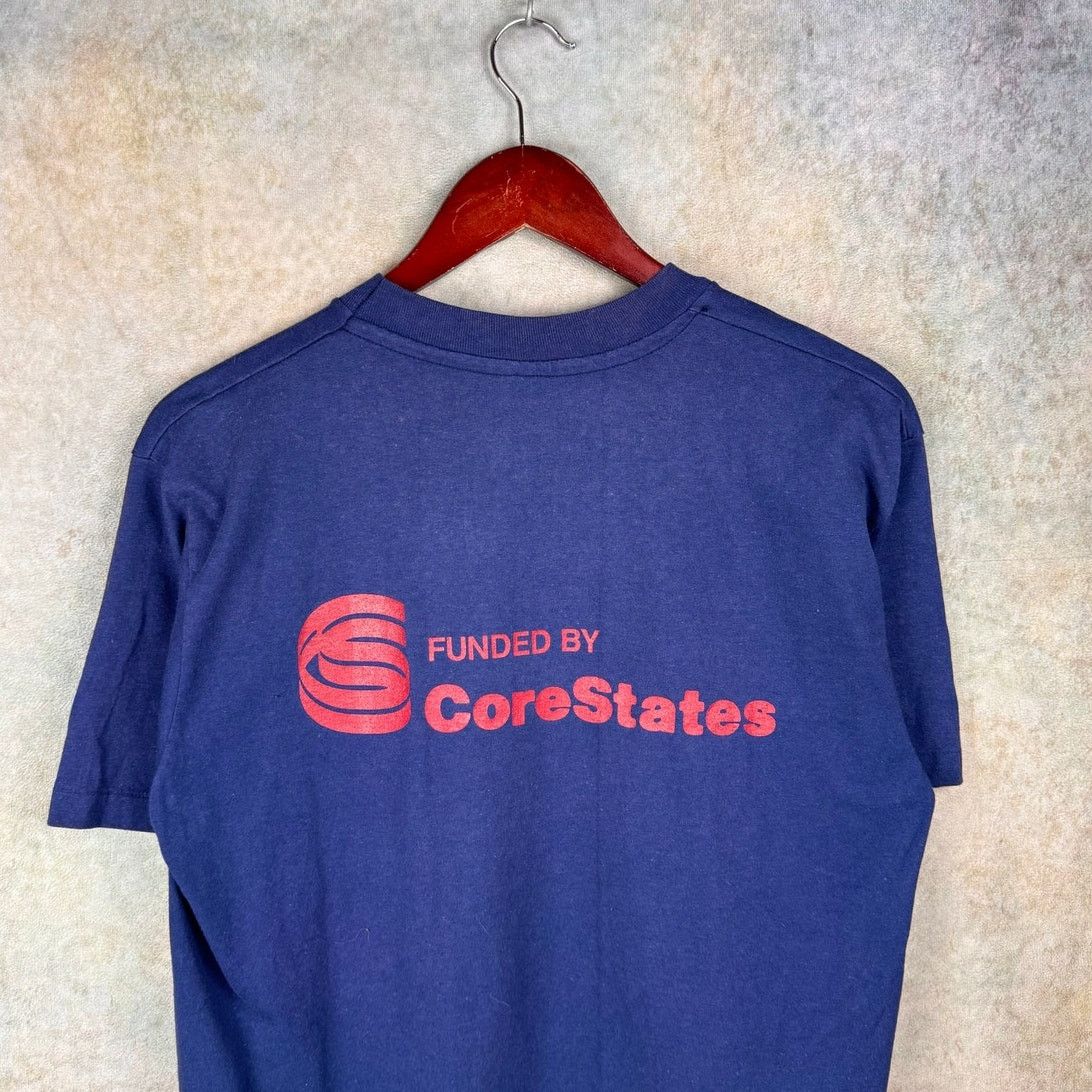 Vintage VTG 90s Penn University T Shirt Mens Sz L Blue Single Size US L / EU 52-54 / 3 - 7 Thumbnail
