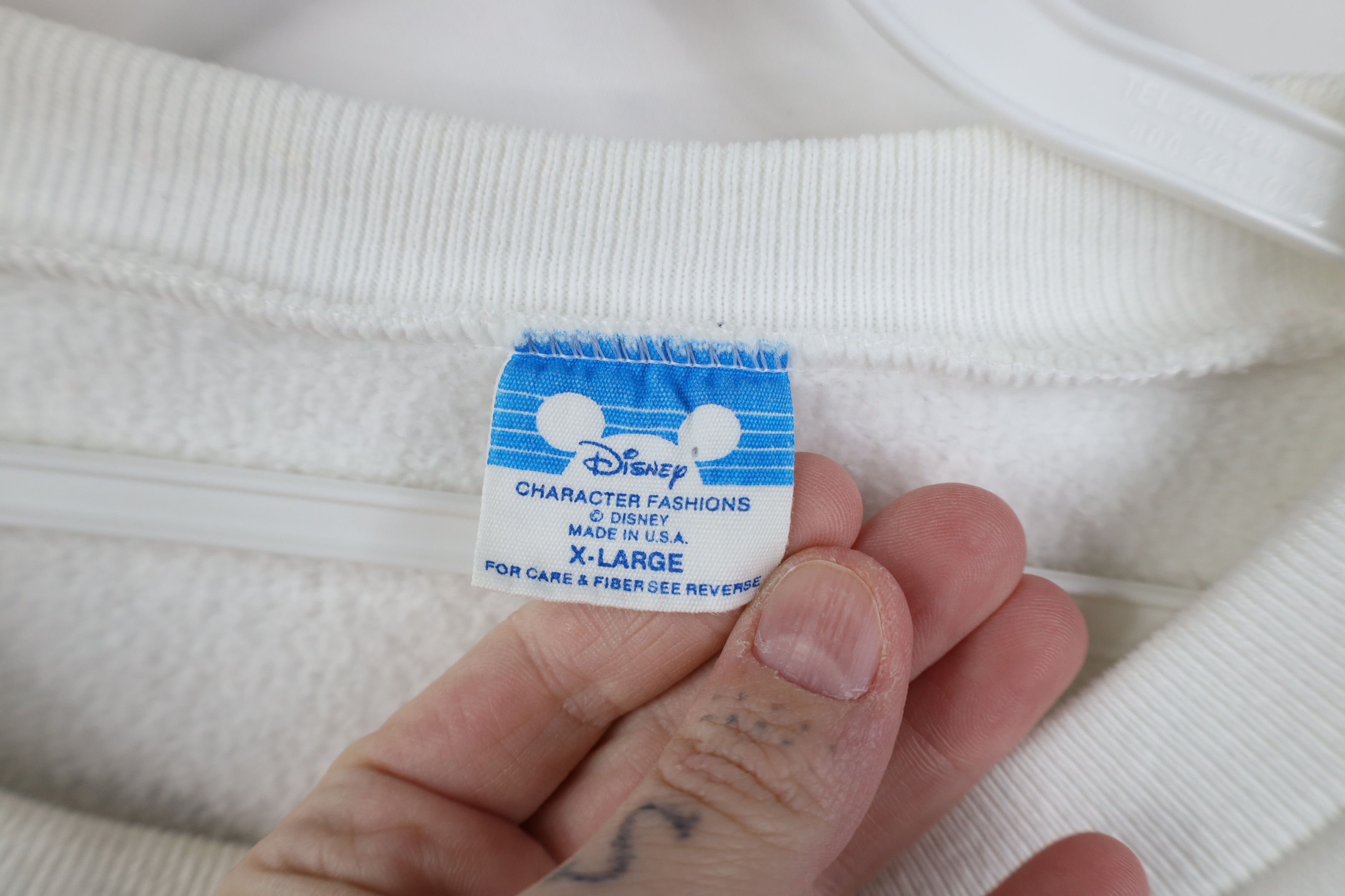 Disney Vintge 80s 90s Disney Jumbo Minnie Mouse Crewneck Sweatshirt Size XL / US 12-14 / IT 48-50 - 9 Thumbnail