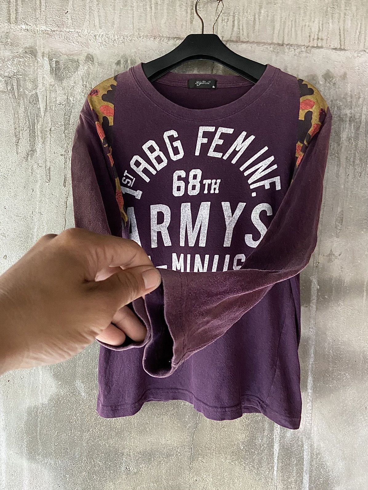 Hysteric Glamour × If Six Was Nine × Japanese Brand JAPANESE ARMY BACKPACK DESIGN SUN FADED LONG SLEEVE Size US M / EU 48-50 / 2 - 6 Thumbnail
