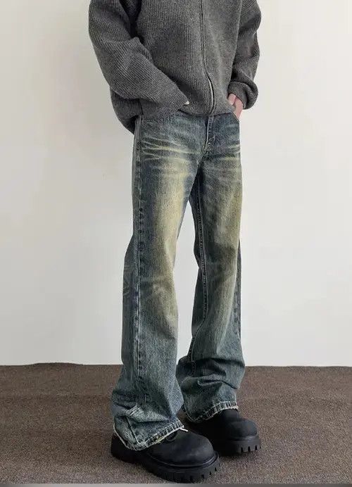 Vintage Wash Blue Jeans