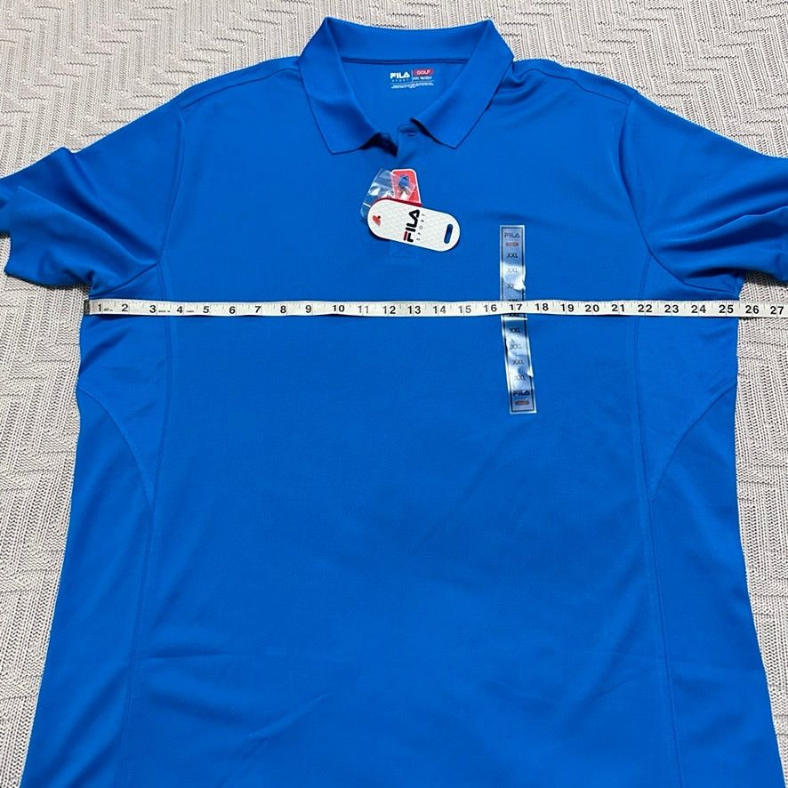 Fila Fila blue golf short sleeve polo size XXL NWT Size US XXL / EU 58 / 5 - 5 Thumbnail